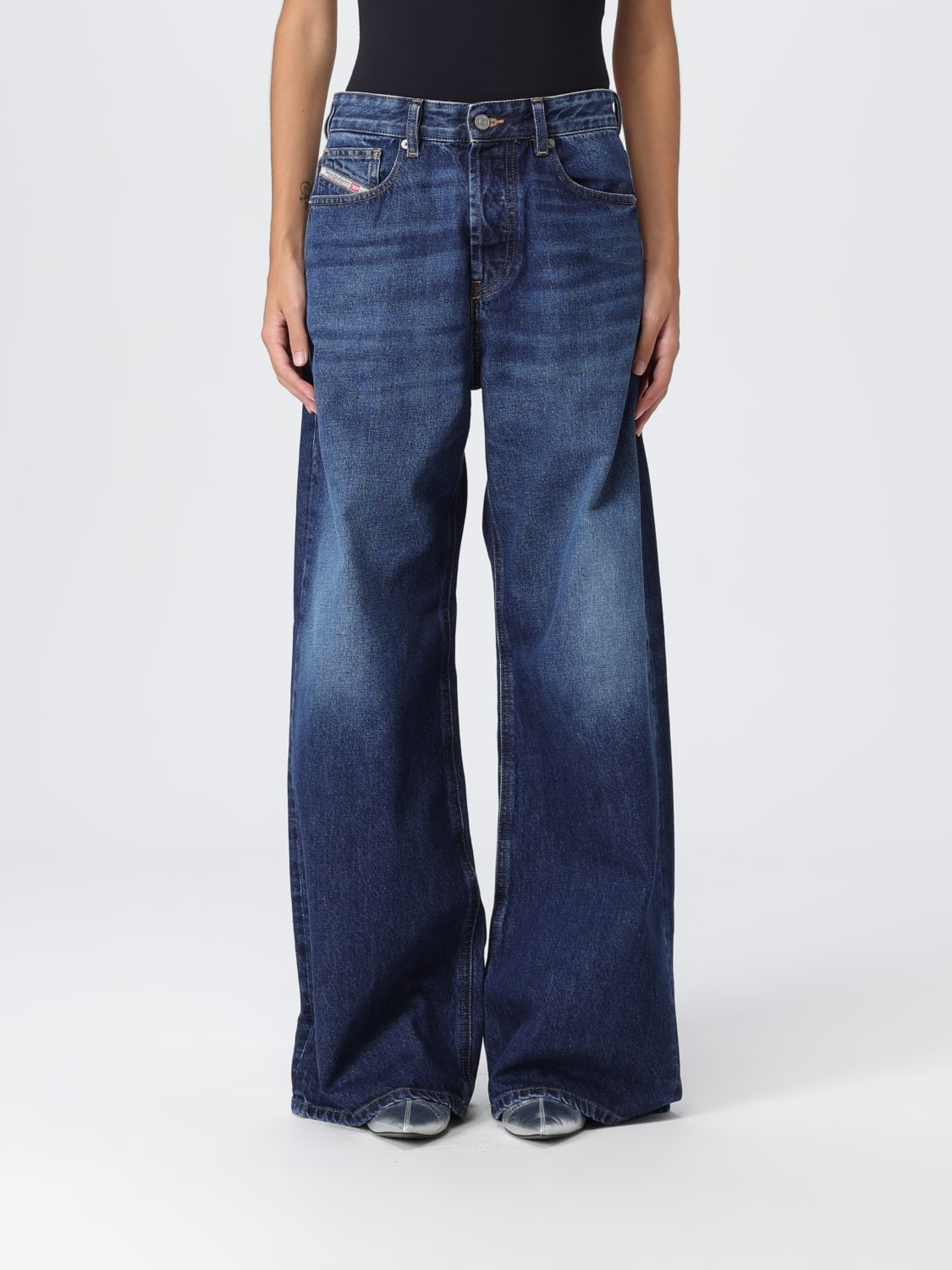 DIESEL VAQUEROS: Vaquero mujer Diesel, Azul Oscuro - Img 1