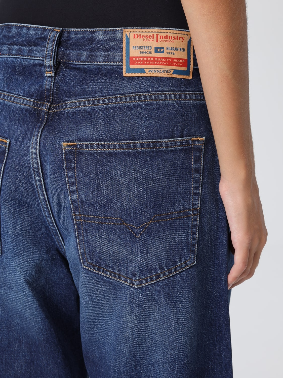 DIESEL VAQUEROS: Vaquero mujer Diesel, Azul Oscuro - Img 3