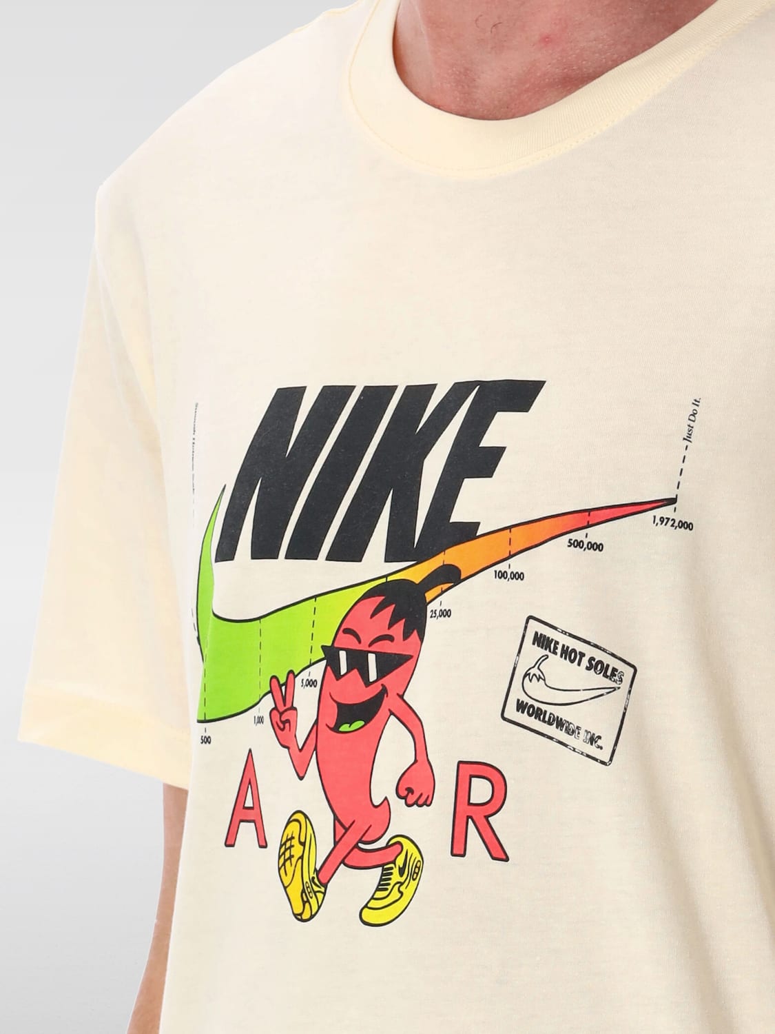 NIKE T-SHIRT: T-shirt men Nike, White - Img 3