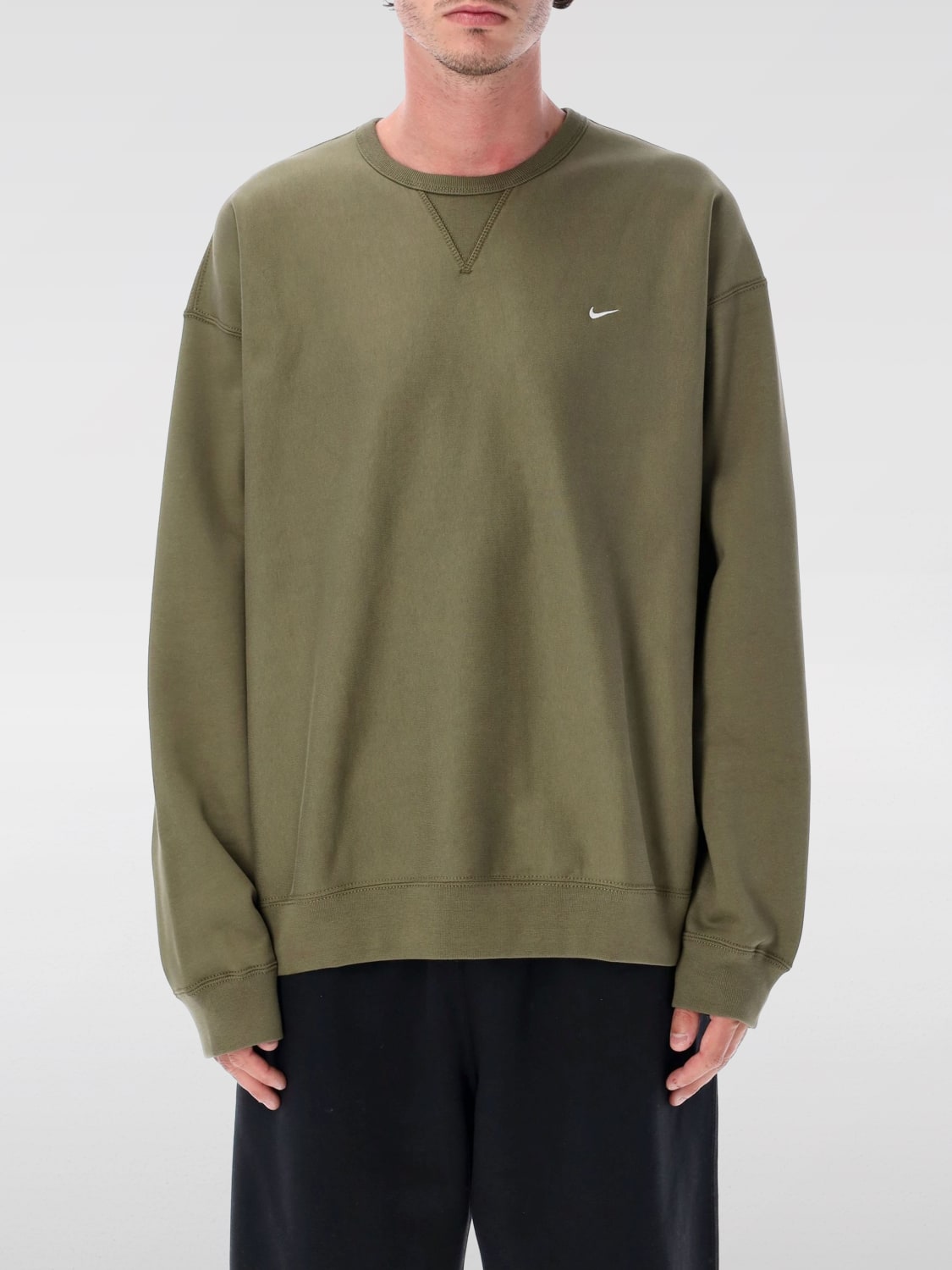 NIKE SWEATSHIRT: Sweatshirt men Nike, Olive - Img 1