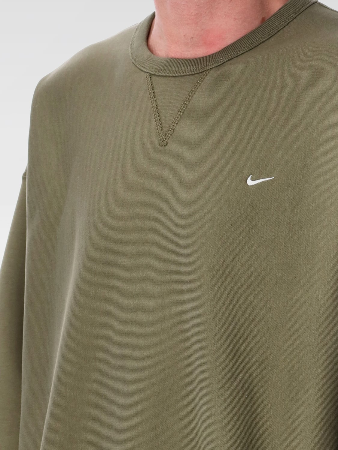 NIKE SWEATSHIRT: Sweatshirt men Nike, Olive - Img 3