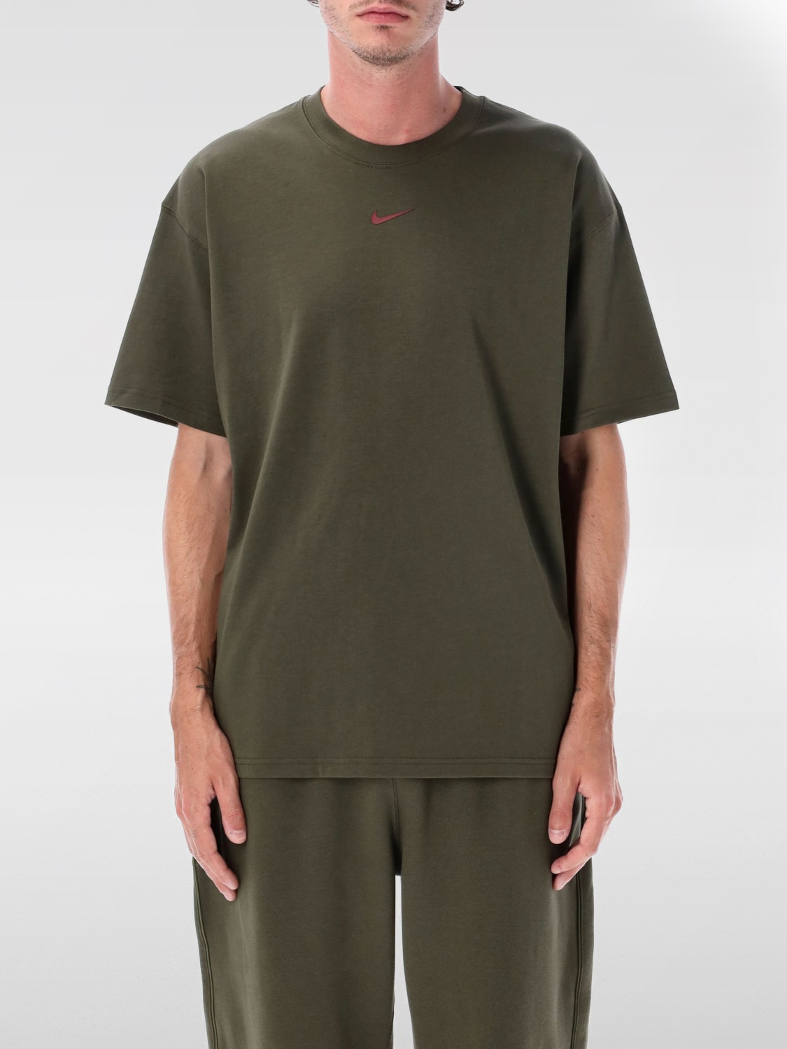 NIKE T-SHIRT: T-shirt men Nike, Kaki - Img 1