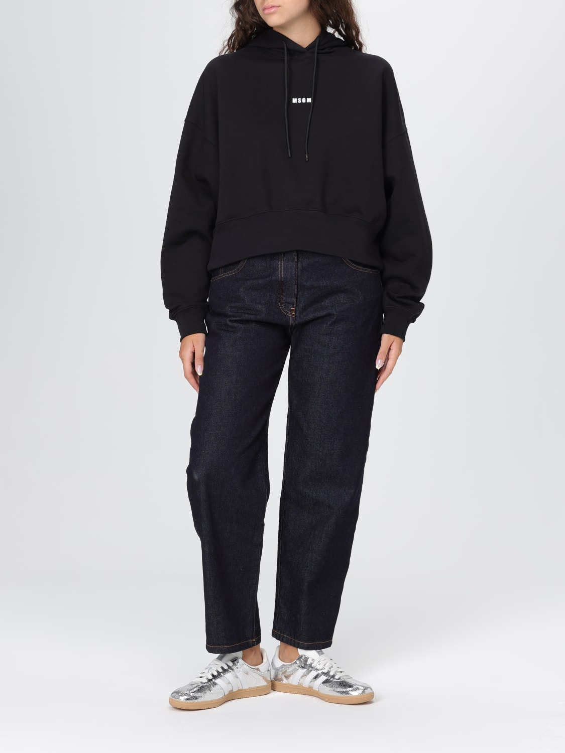MSGM SUDADERA: Sudadera mujer MSGM, Negro - Img 2