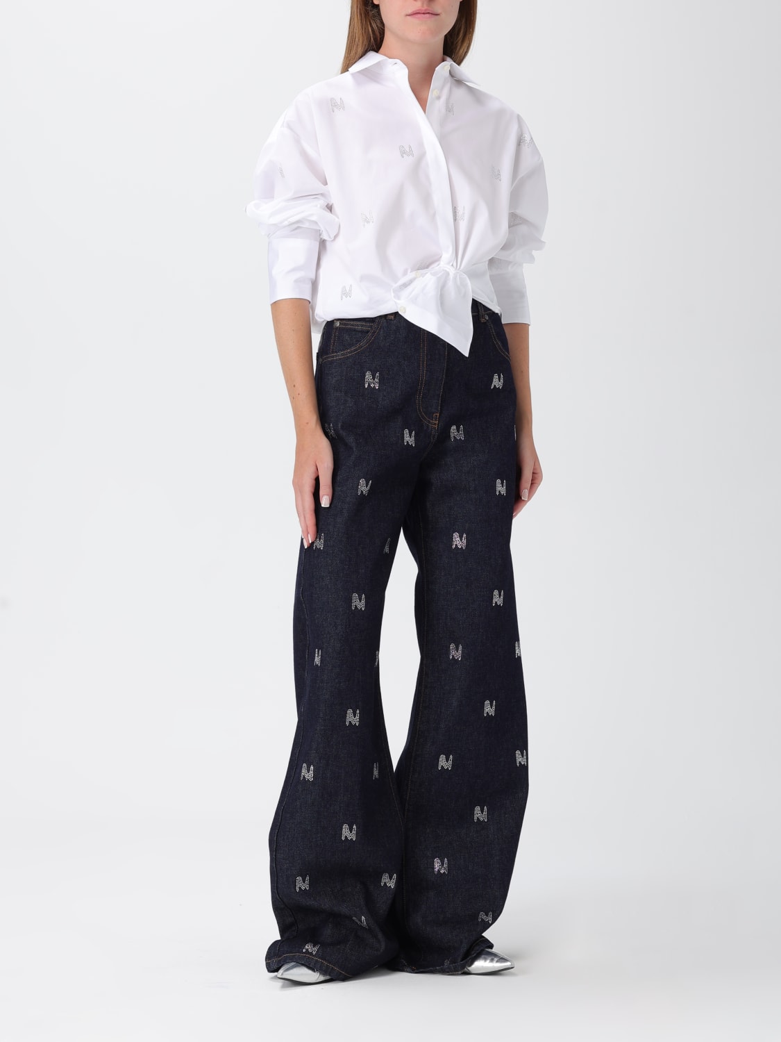 MSGM ジーンズ: パンツ レディース MSGM, ブルー - Img 2