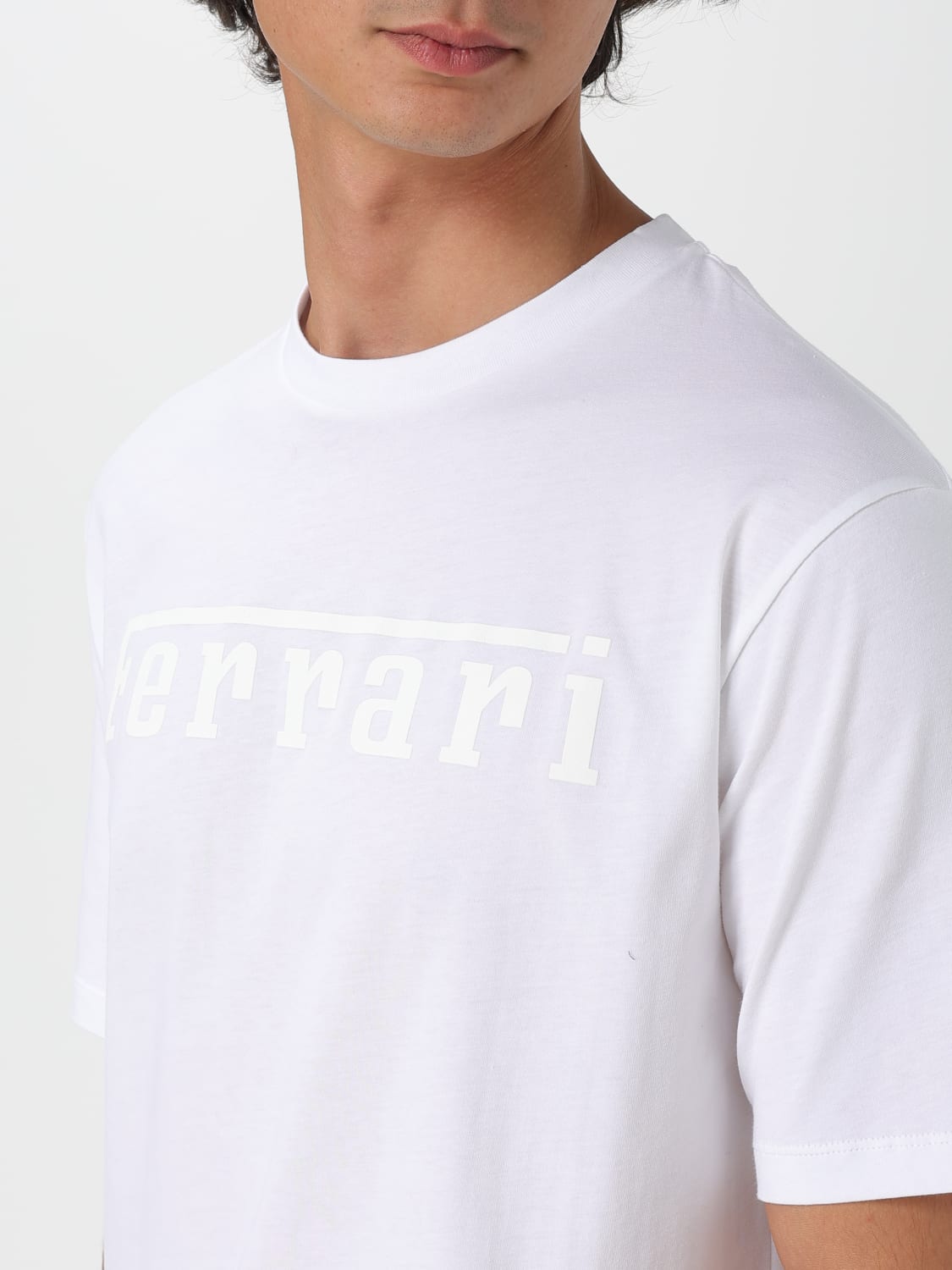FERRARI CAMISETA: Camiseta hombre Ferrari, Blanco - Img 3