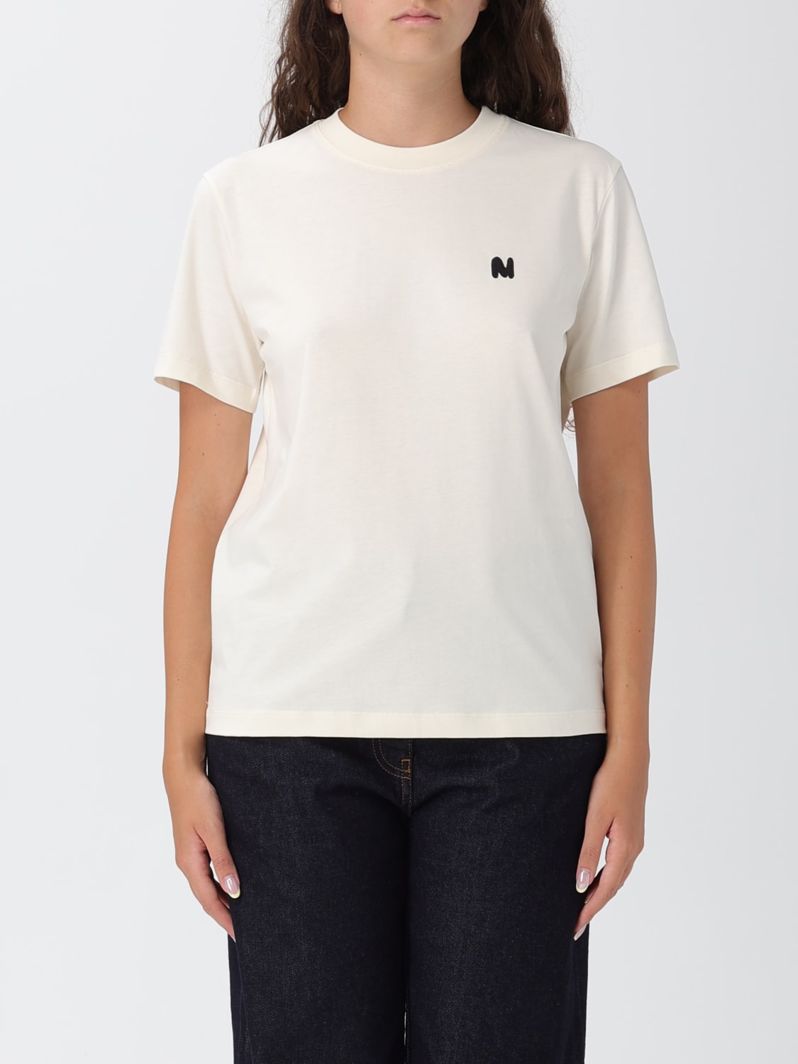 MSGM T-SHIRT: T-shirt woman MSGM, Ivory - Img 1