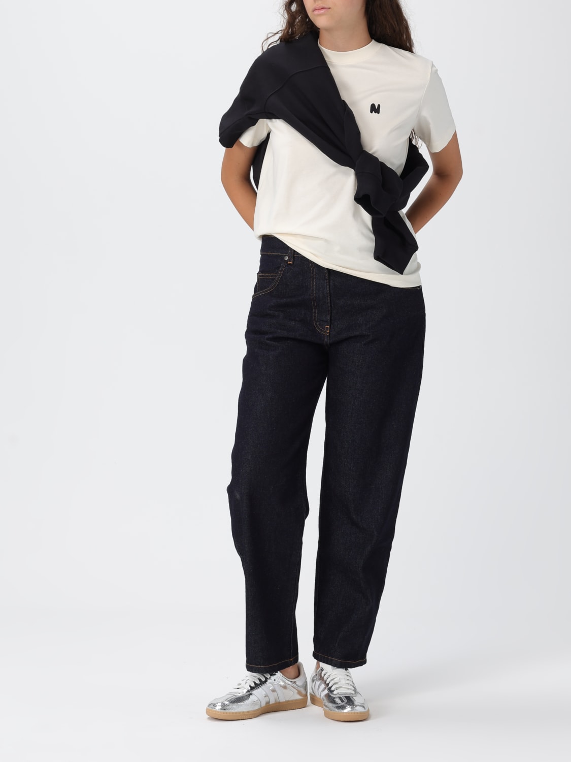 MSGM T-SHIRT: T-shirt woman MSGM, Ivory - Img 2