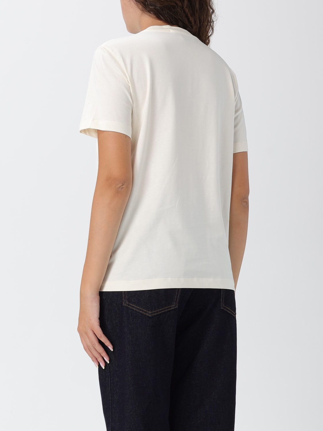 MSGM T-SHIRT: T-shirt woman MSGM, Ivory - Img 3