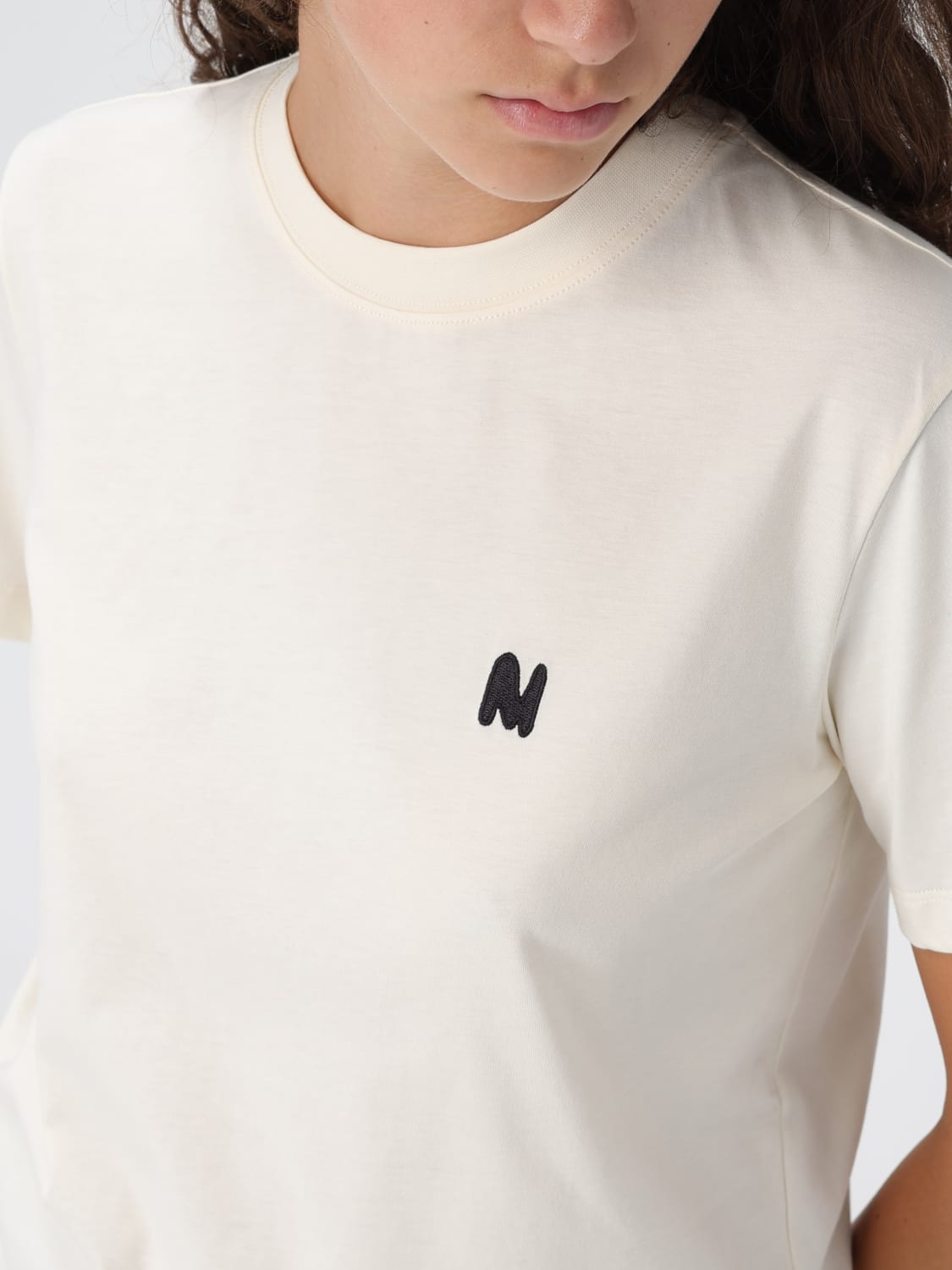 MSGM T-SHIRT: T-shirt woman MSGM, Ivory - Img 4