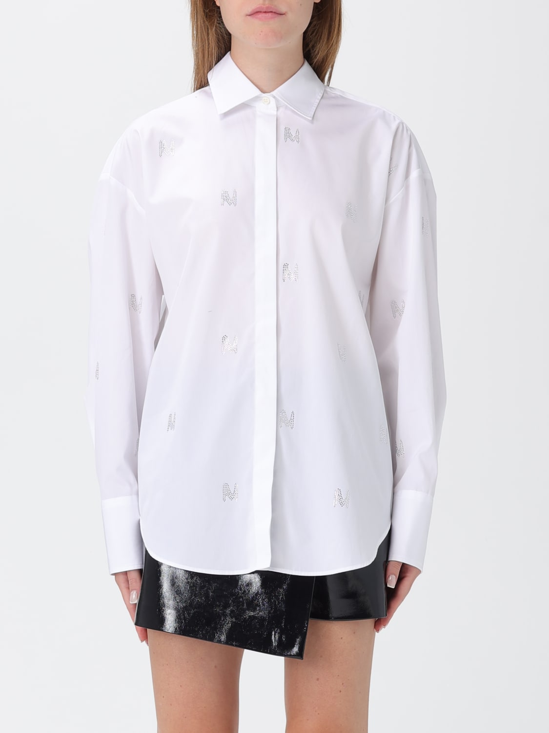 MSGM CAMISA: Camisa mujer MSGM, Blanco - Img 1