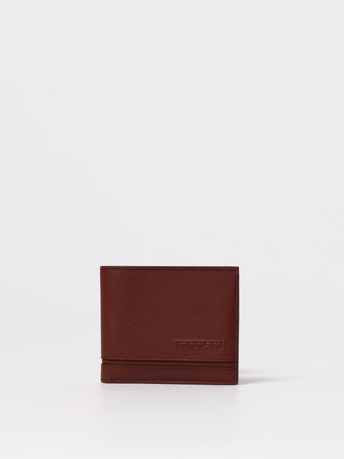 FERRARI WALLET: Wallet men Ferrari, Brown - Img 1