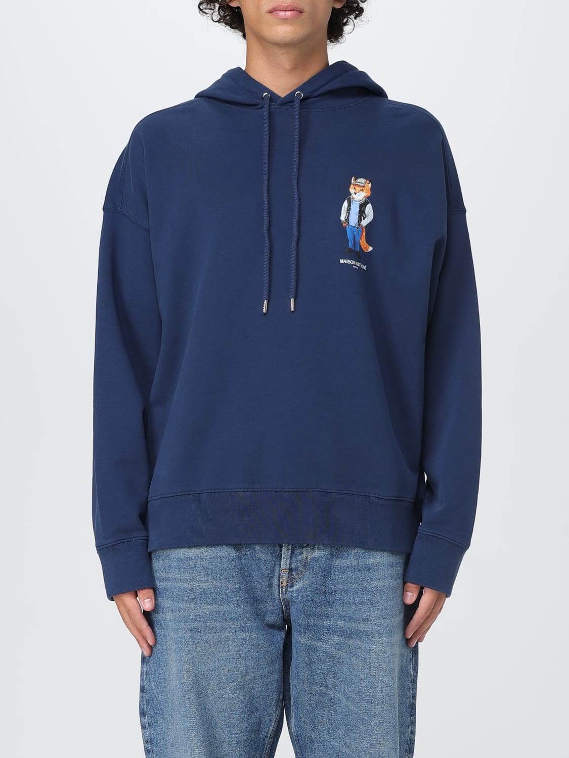 MAISON KITSUNÉ SWEATSHIRT: Sweatshirt men Maison KitsunÉ, Blue - Img 1