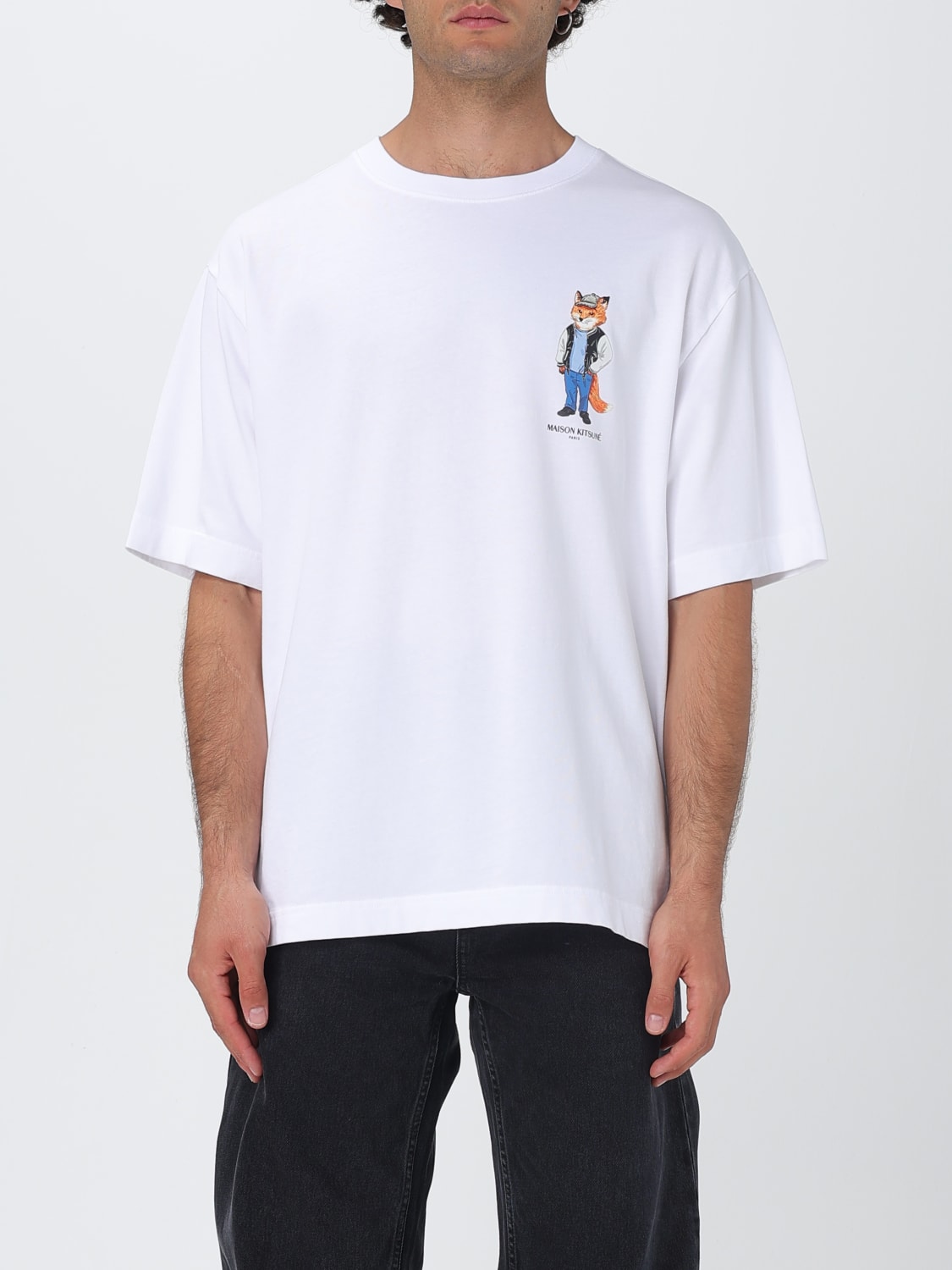 MAISON KITSUNÉ T-SHIRT: T-shirt men Maison KitsunÉ, White - Img 1