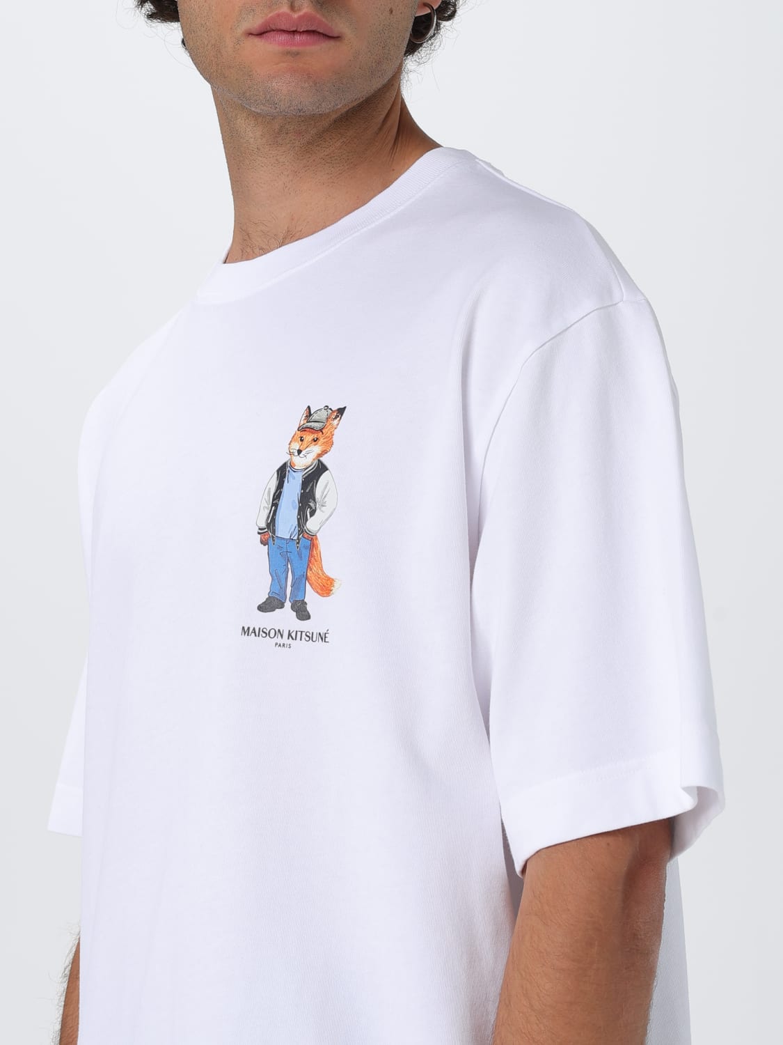 MAISON KITSUNÉ T-SHIRT: T-shirt men Maison KitsunÉ, White - Img 3