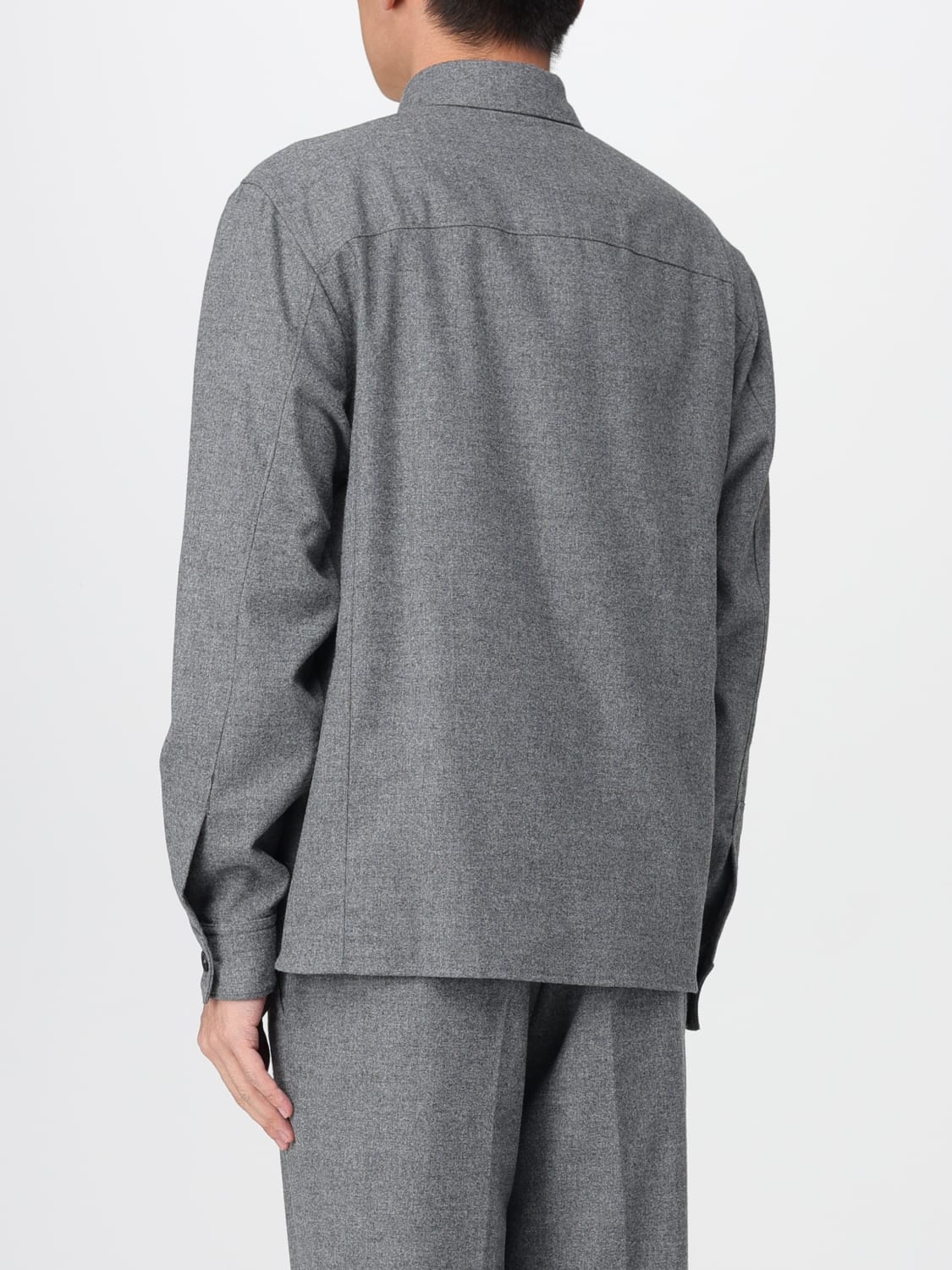 PAOLO PECORA HEMD: Hemd herren Paolo Pecora, Grau - Img 2