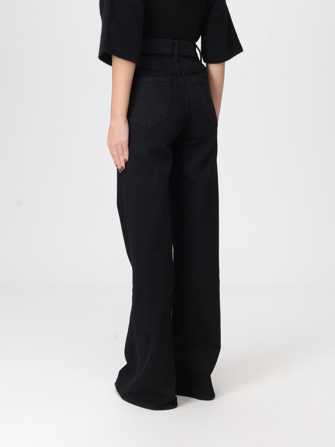 MOTHER JEANS: Jeans femme Mother, Noir - Img 2