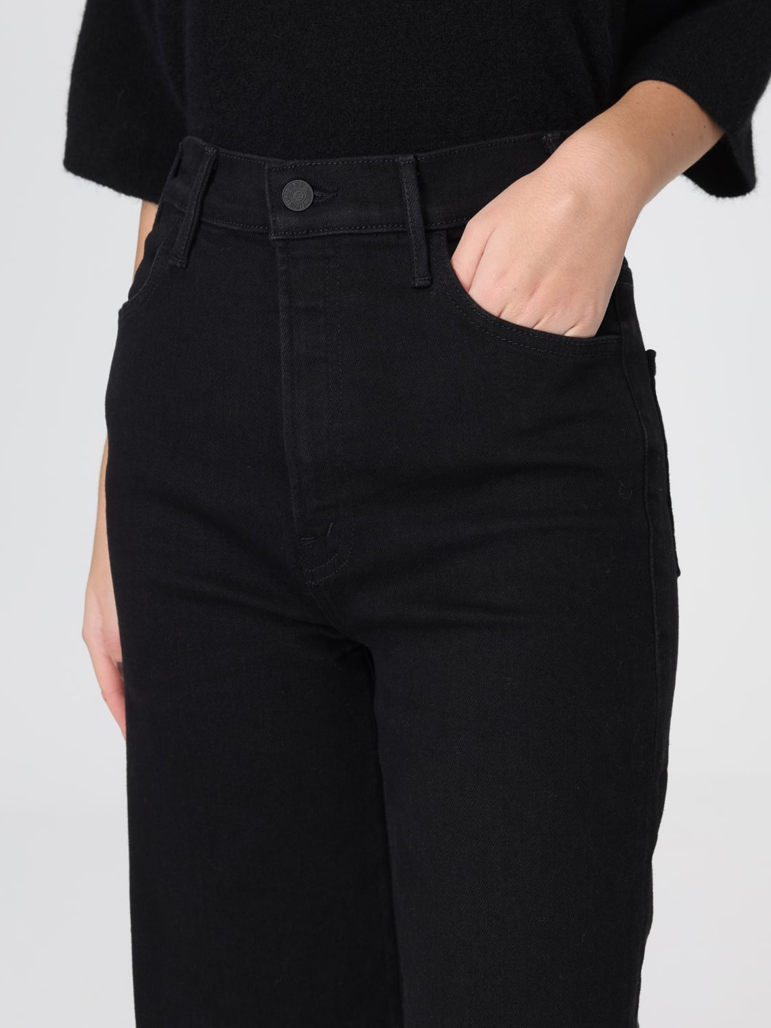 MOTHER JEANS: Jeans femme Mother, Noir - Img 3