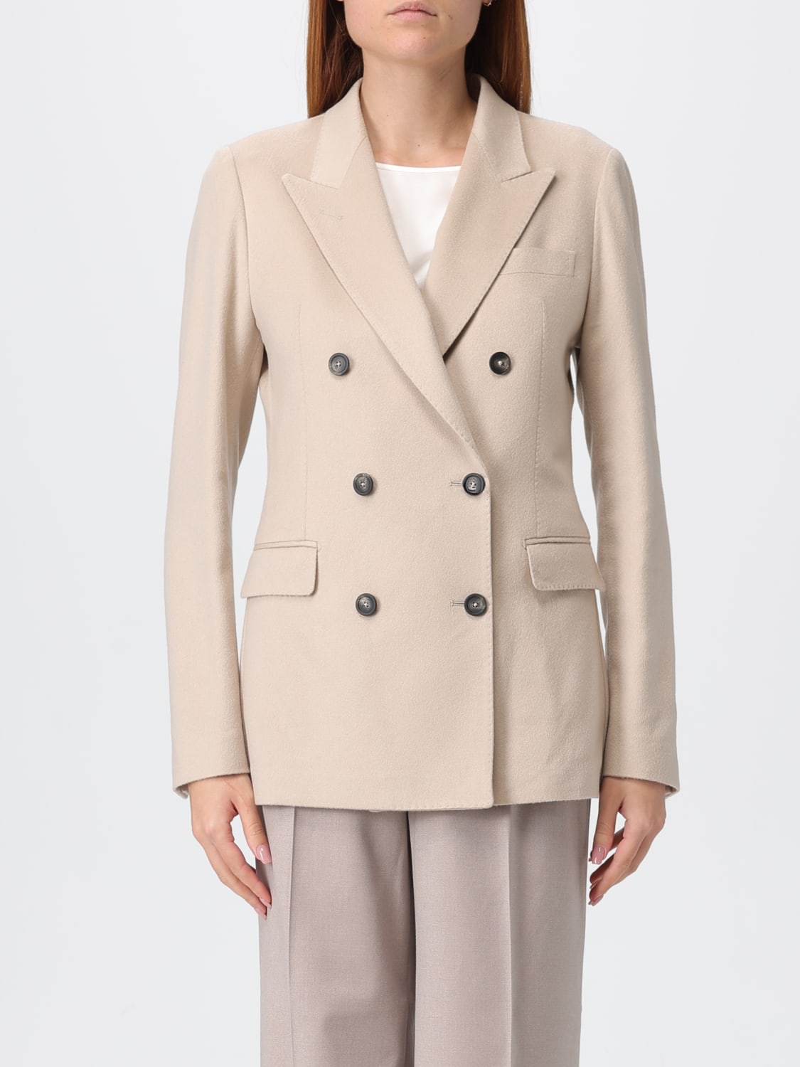 TAGLIATORE 毛衣: 西服外套 女士 Tagliatore, 棕色 - Img 1