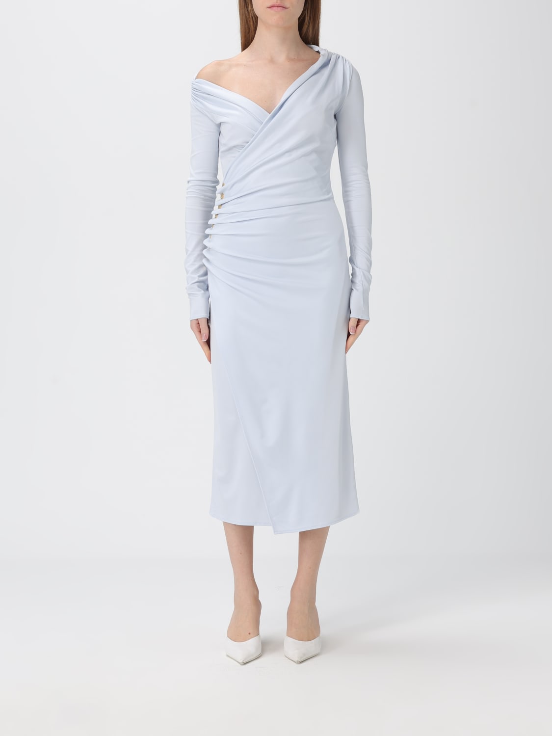 ELISABETTA FRANCHI DRESS: Dress woman Elisabetta Franchi, White - Img 1
