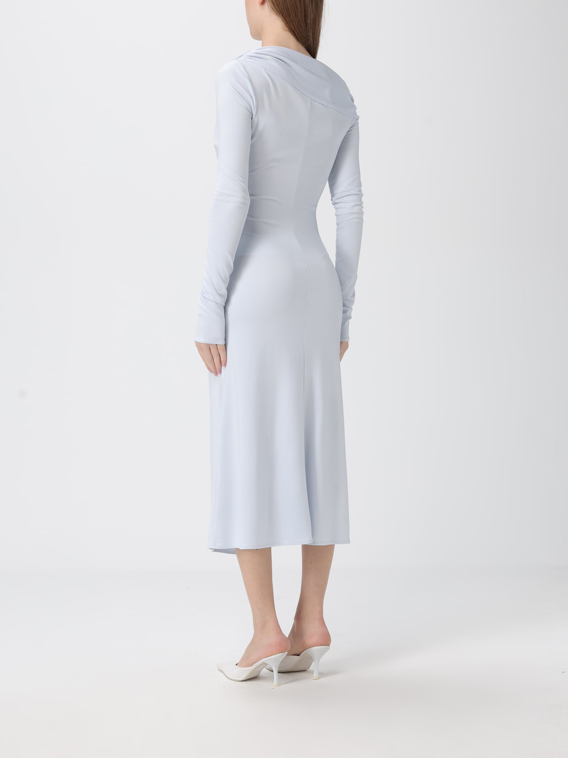 ELISABETTA FRANCHI DRESS: Dress woman Elisabetta Franchi, White - Img 2