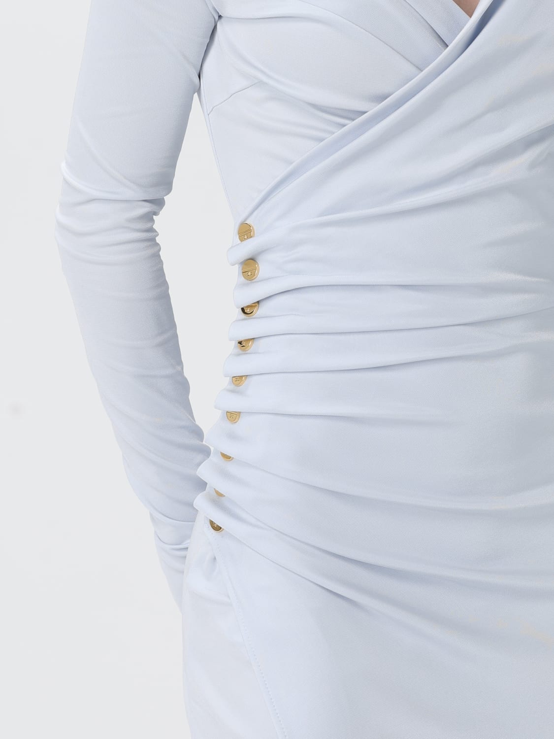 ELISABETTA FRANCHI DRESS: Dress woman Elisabetta Franchi, White - Img 3