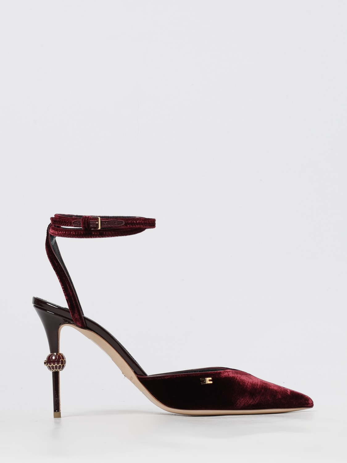 ELISABETTA FRANCHI PUMP: Shoes woman Elisabetta Franchi, Wine - Img 1