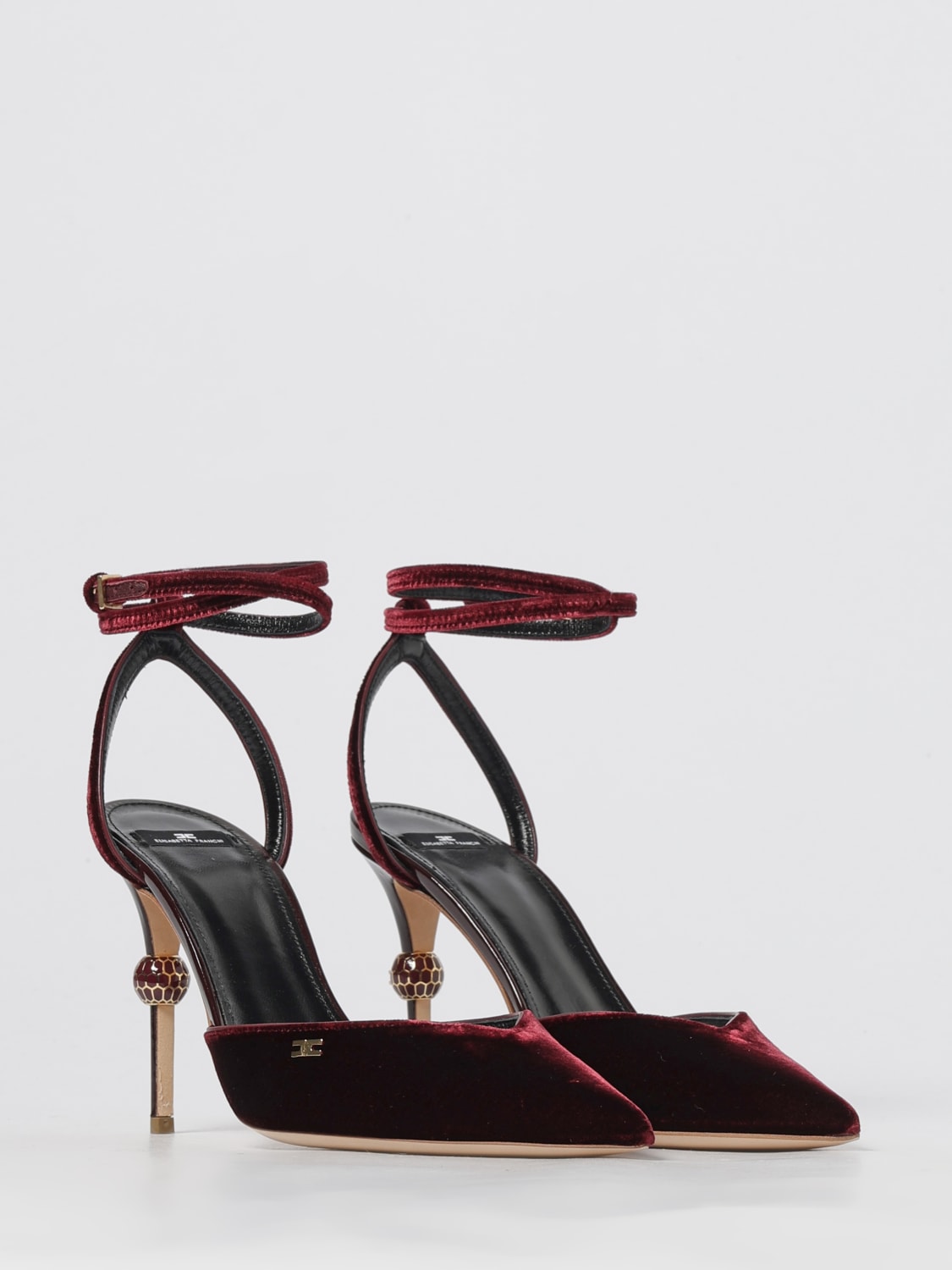 ELISABETTA FRANCHI PUMP: Shoes woman Elisabetta Franchi, Wine - Img 2