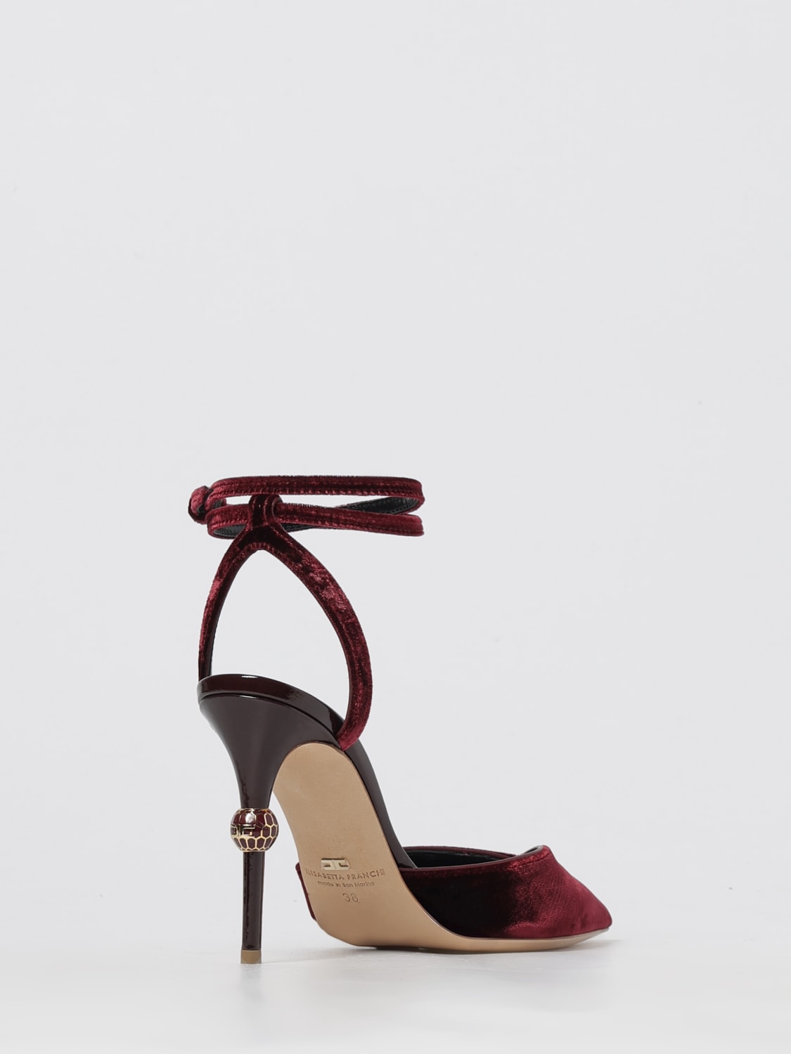 ELISABETTA FRANCHI PUMP: Shoes woman Elisabetta Franchi, Wine - Img 3