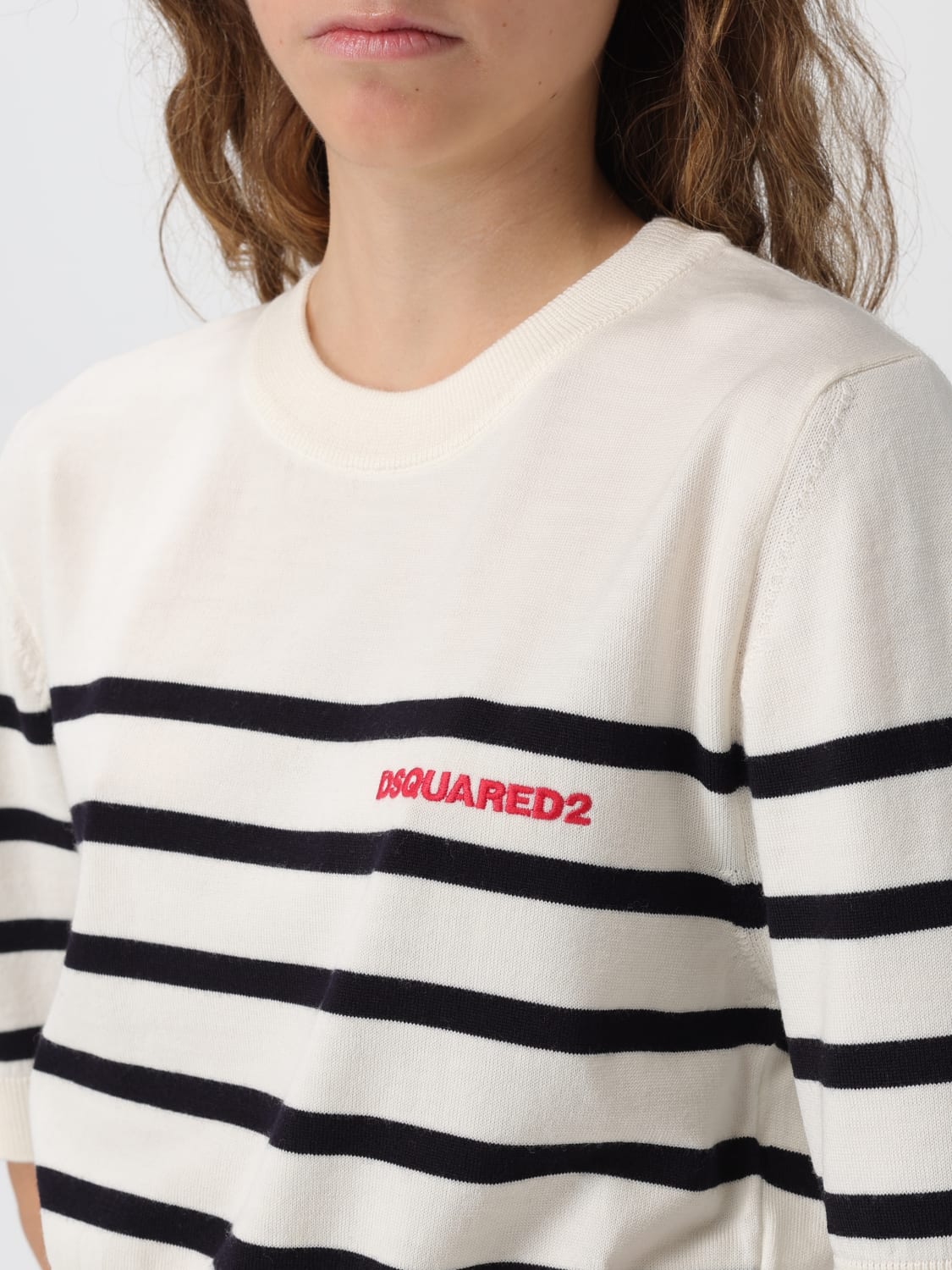 DSQUARED2 PULLOVER: Pullover damen Dsquared2, Weiß - Img 4