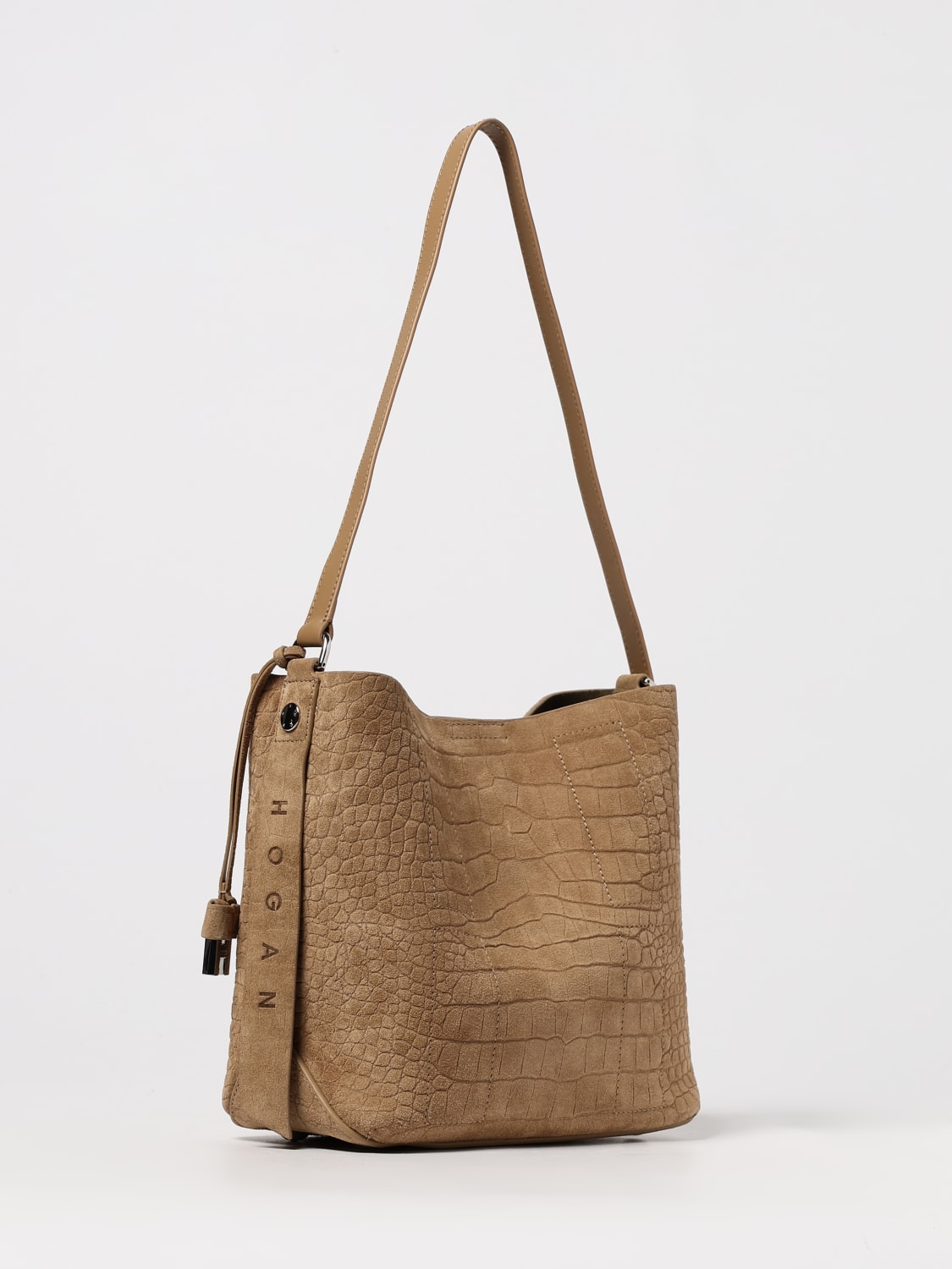 HOGAN SCHULTERTASCHE: Handtasche damen Hogan, Camel - Img 2