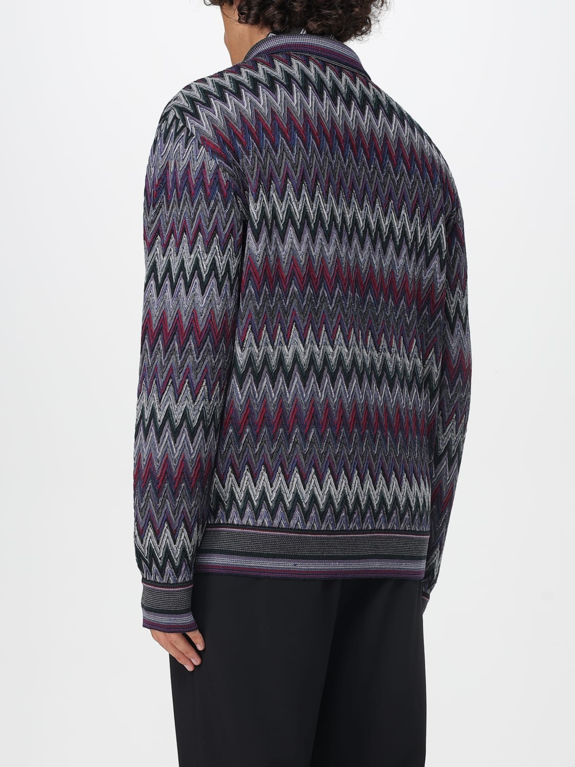 MISSONI SWEATER: Cardigan men Missoni, Burgundy - Img 3