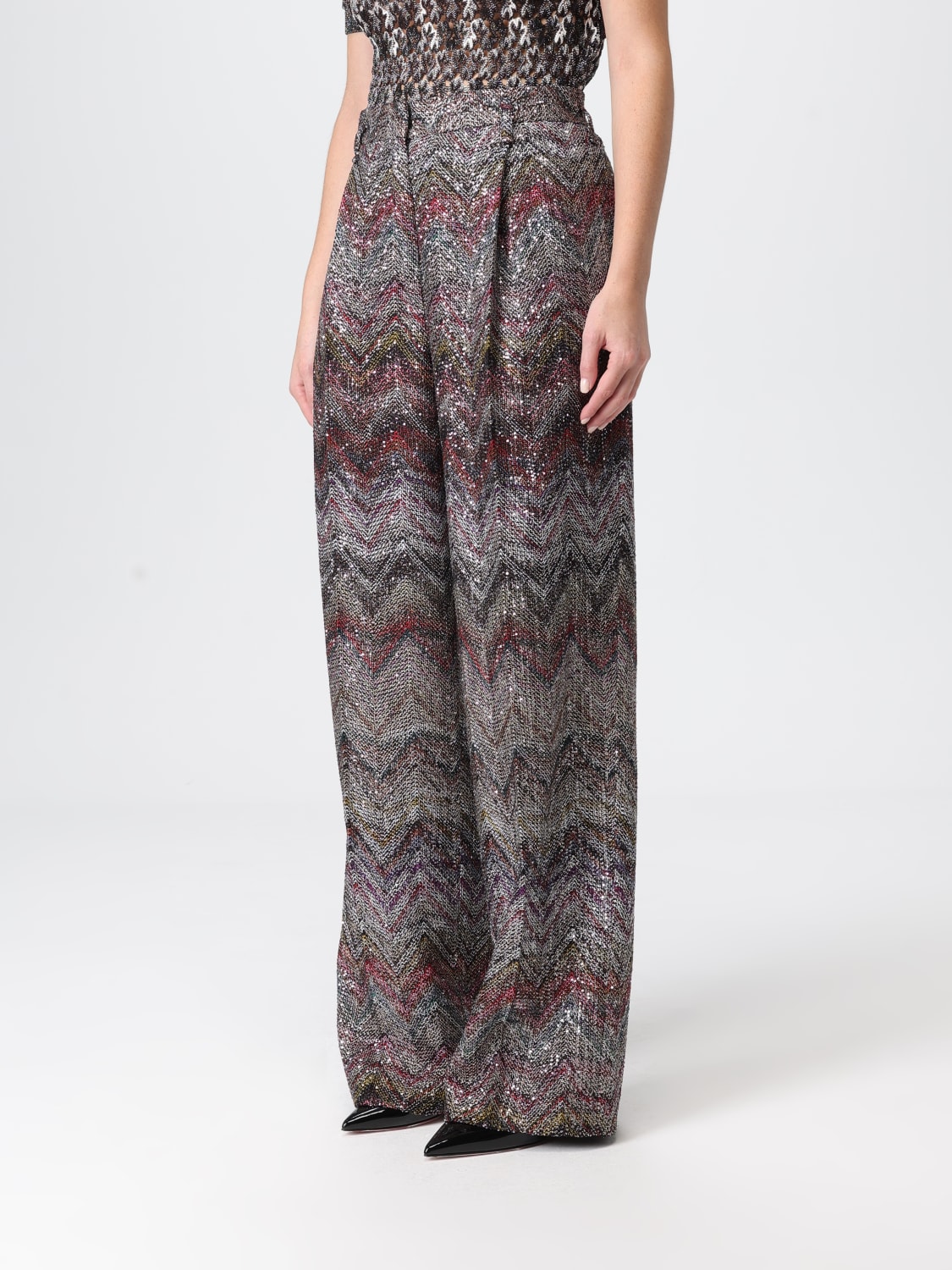 MISSONI PANTALONI: Pantalone Missoni in viscosa lurex , Fantasia - Img 4