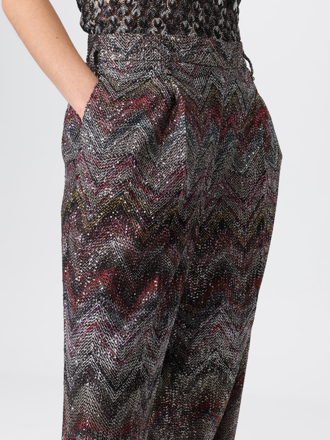 MISSONI PANTALONI: Pantalone Missoni in viscosa lurex , Fantasia - Img 5