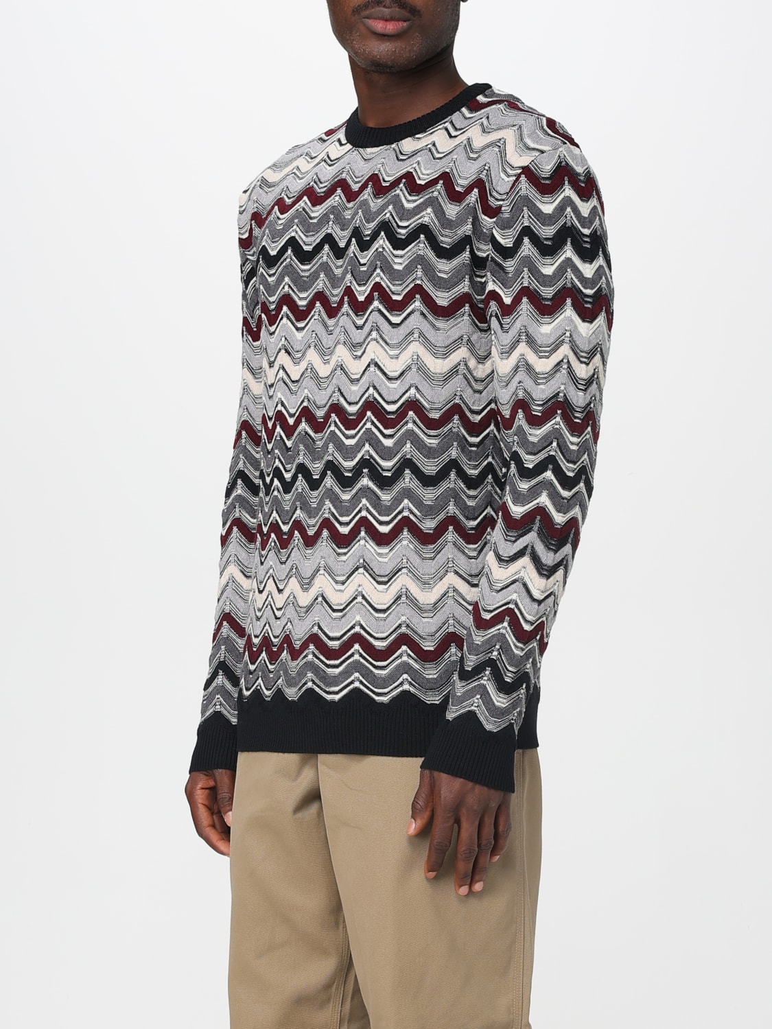MISSONI SWEATER: Sweater men Missoni, Grey - Img 3