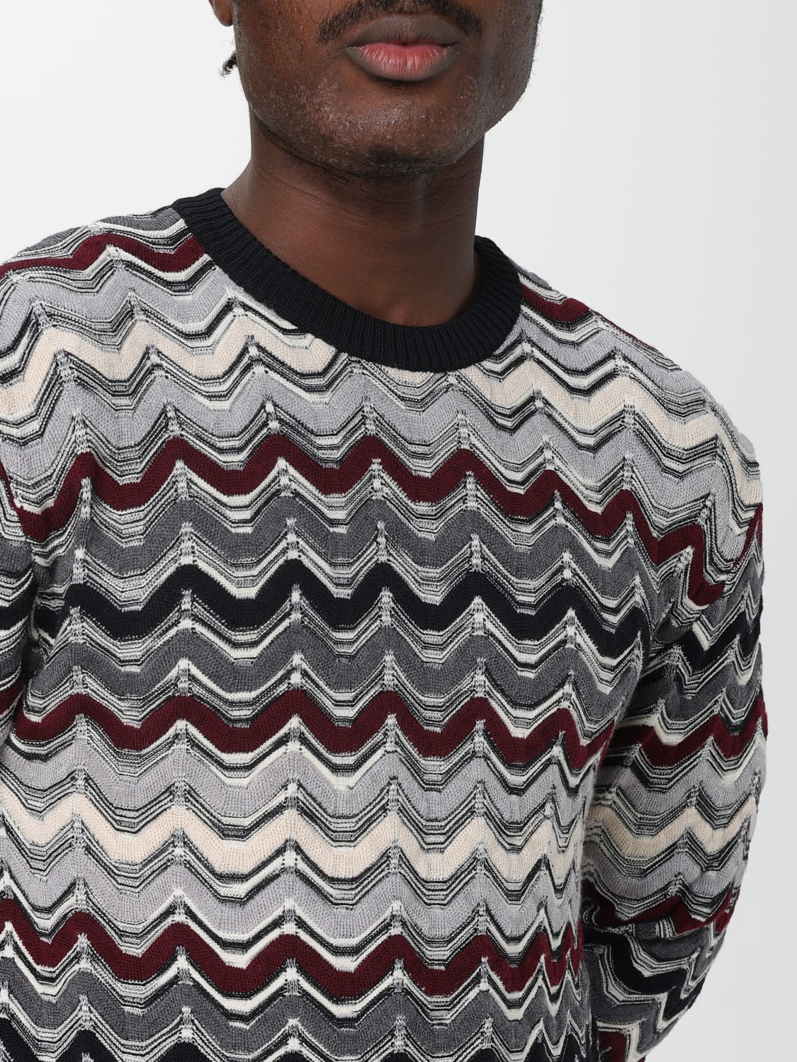 MISSONI SWEATER: Sweater men Missoni, Grey - Img 4