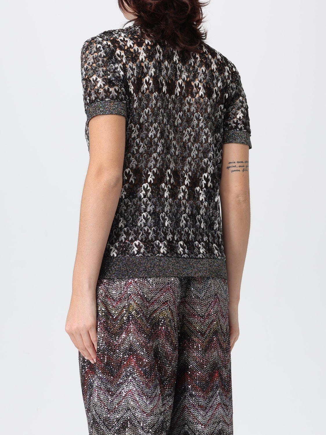 MISSONI POLO SHIRT: Polo shirt woman Missoni, Brown - Img 3