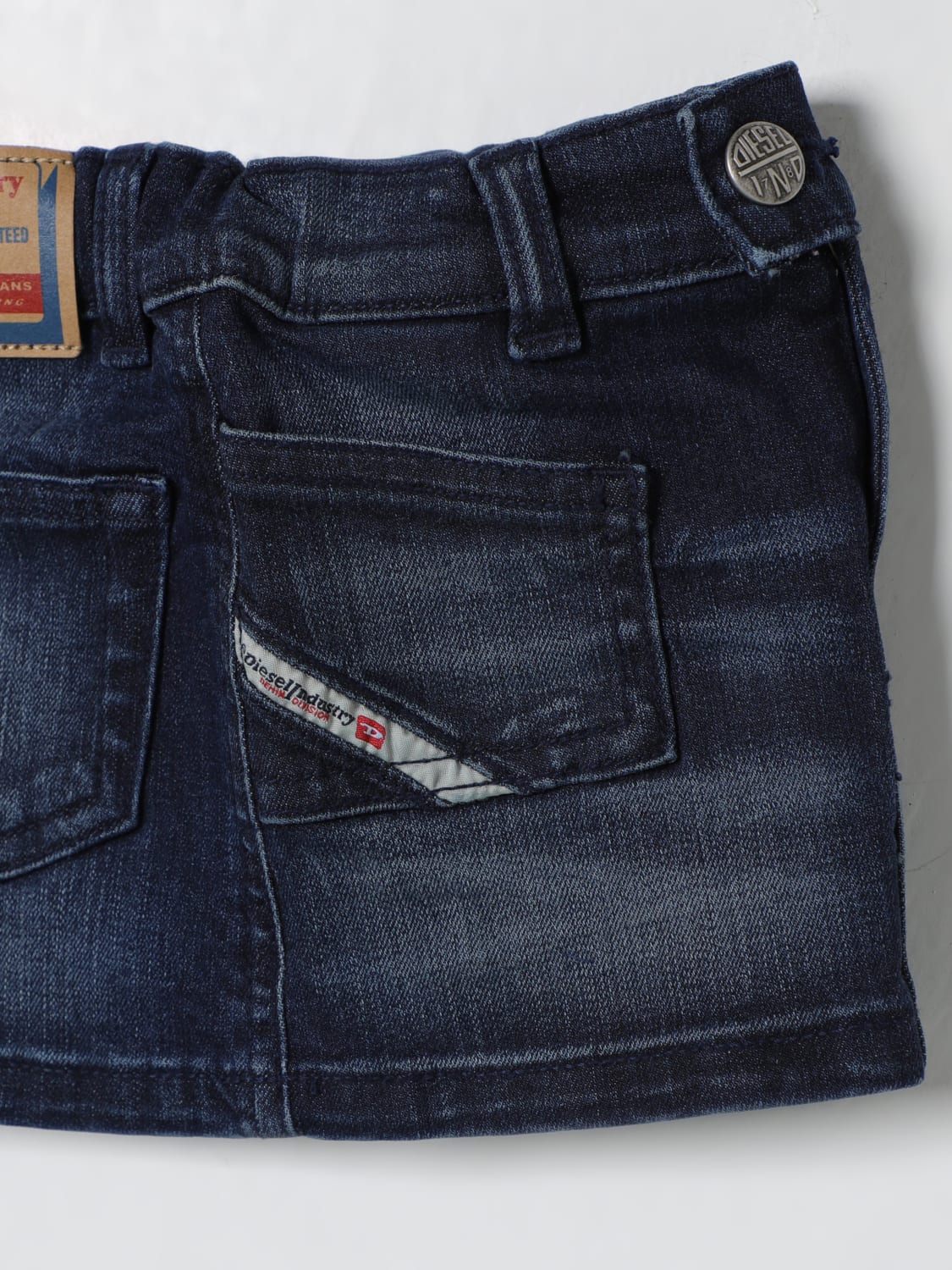 DIESEL SKIRT: Skirt kids Diesel, Denim - Img 3