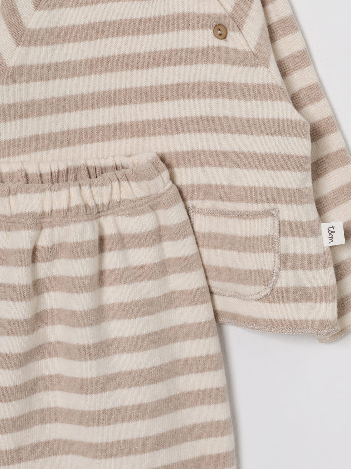 TEDDY & MINOU JUMPSUIT: Jumpsuit kids Teddy & Minou, Beige - Img 3