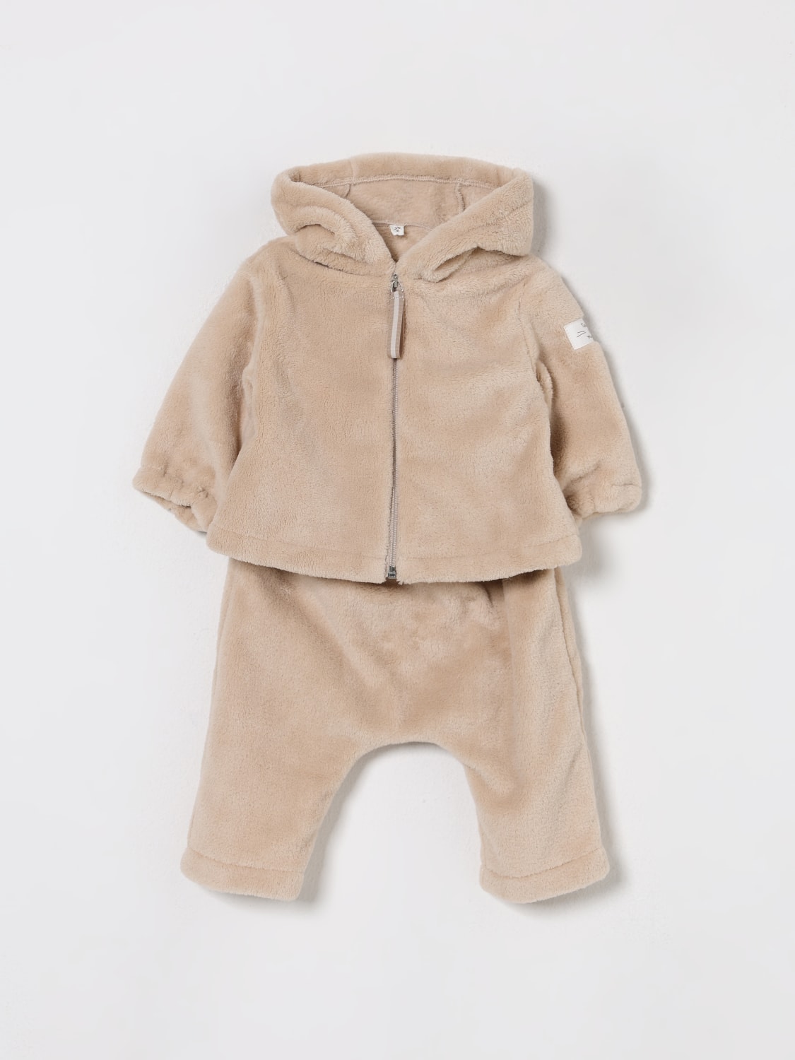 TEDDY & MINOU JUMPSUIT: Jumpsuit kids Teddy & Minou, Beige - Img 1