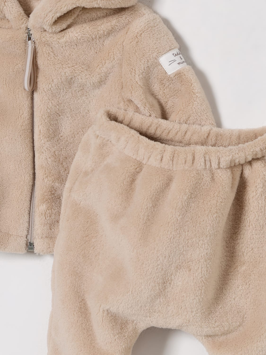 TEDDY & MINOU JUMPSUIT: Jumpsuit kids Teddy & Minou, Beige - Img 3