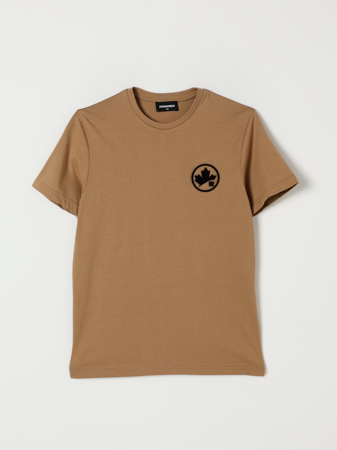 DSQUARED2 T-SHIRT: T-shirt kids Dsquared2, Camel - Img 1