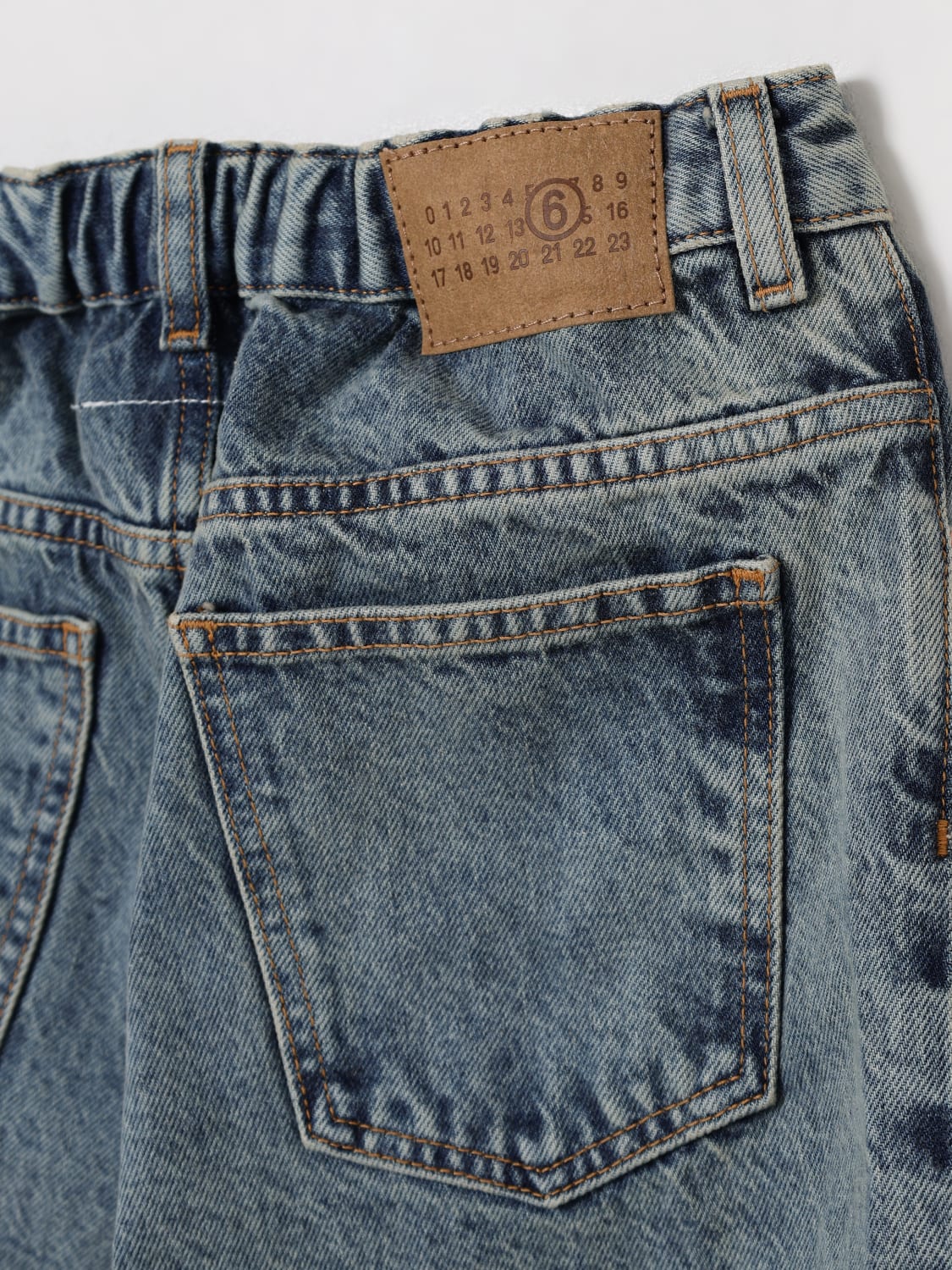 MM6 MAISON MARGIELA JEANS: Pantalón niños Mm6 Maison Margiela, Denim - Img 3
