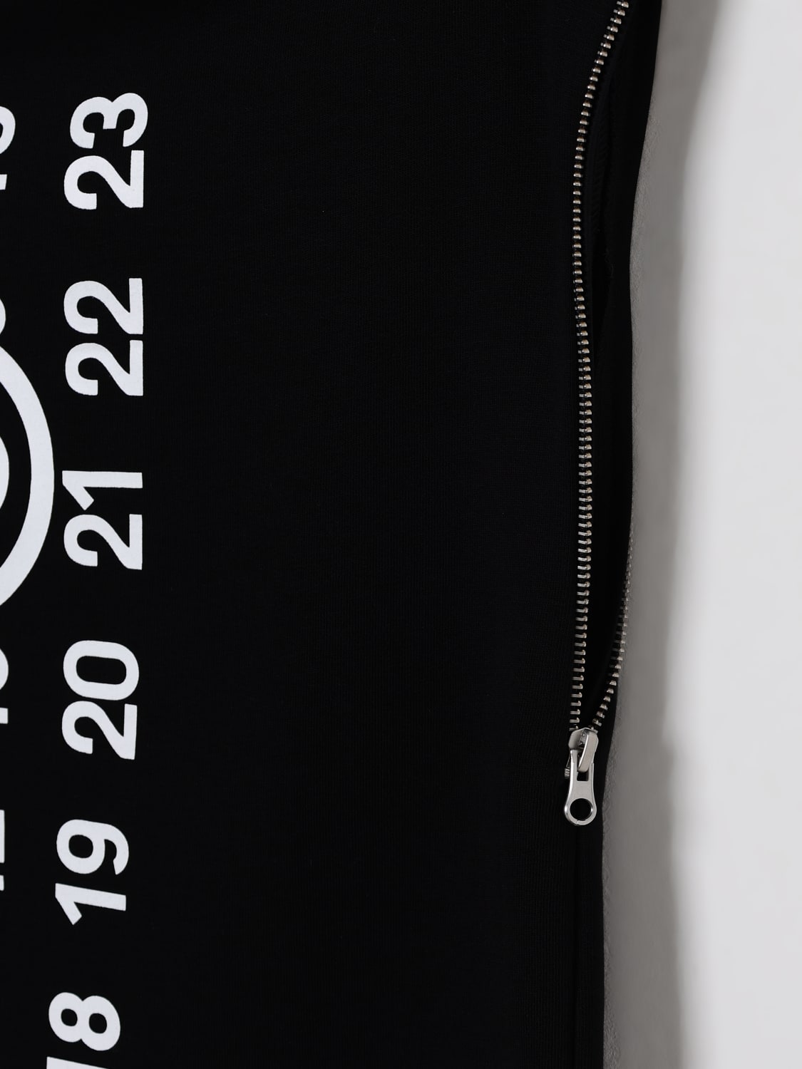 MM6 MAISON MARGIELA ABITO: Abito in cotone con logo Mm6 Maison Margiela, Nero - Img 3