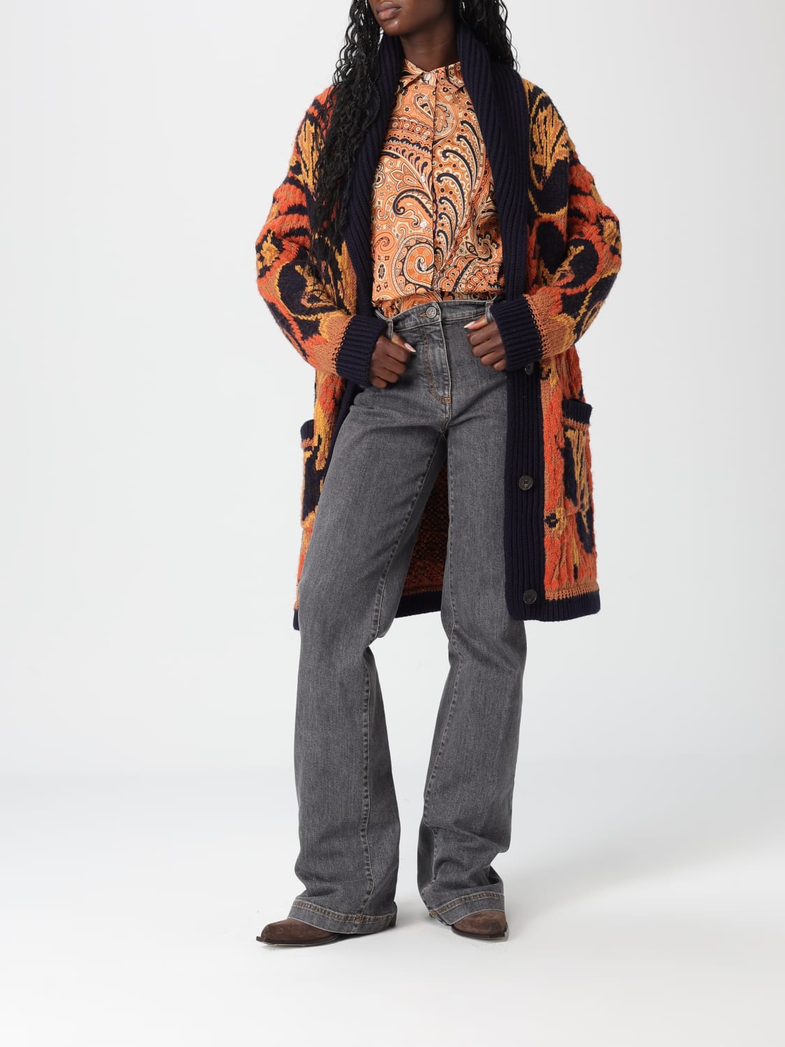 ETRO PANTS: Pants woman Etro, Multicolor - Img 2