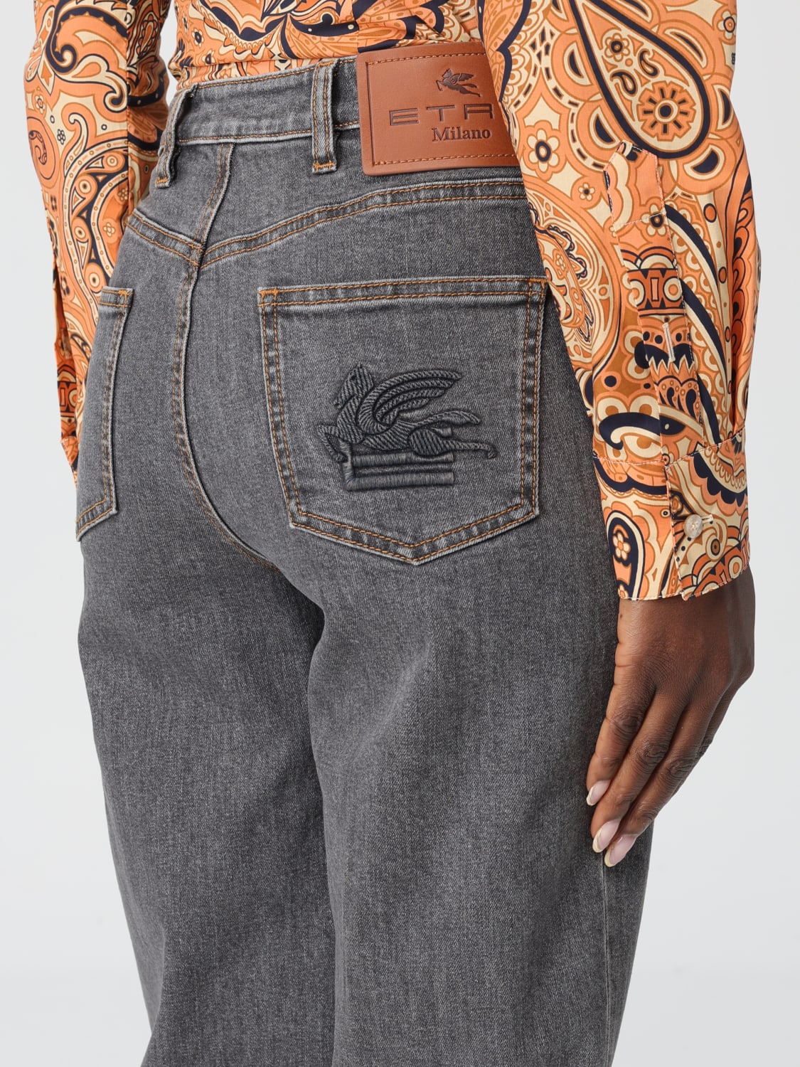 ETRO PANTS: Pants woman Etro, Multicolor - Img 5