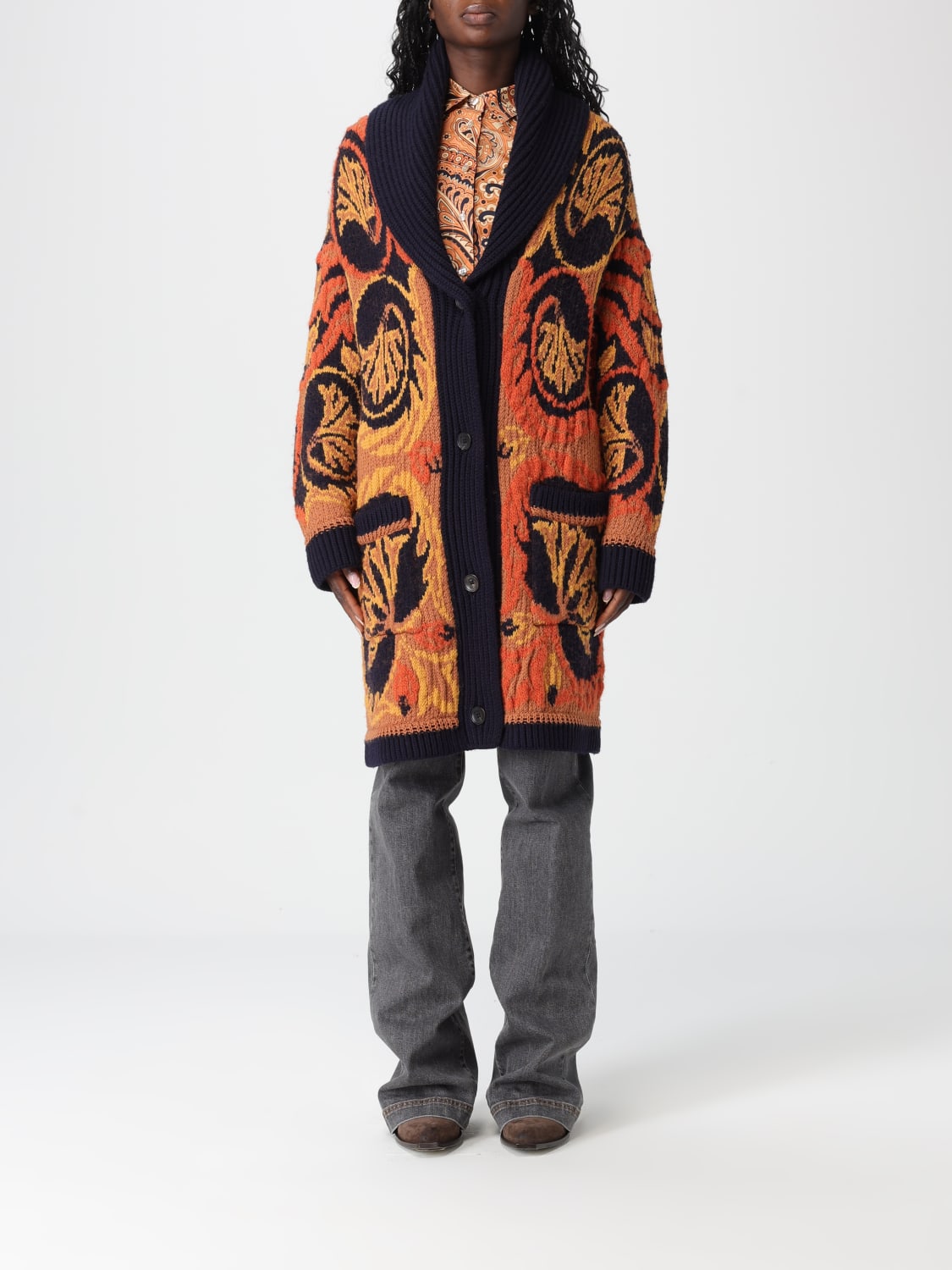 ETRO SWEATER: Jacket woman Etro, Multicolor - Img 1