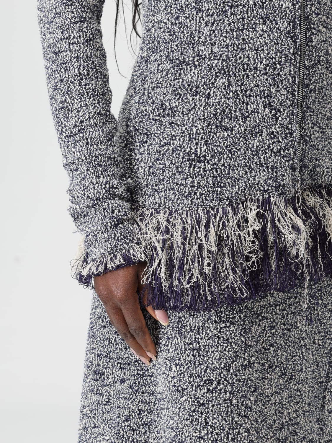 RABANNE SWEATER: Jacket woman Rabanne, Blue - Img 5