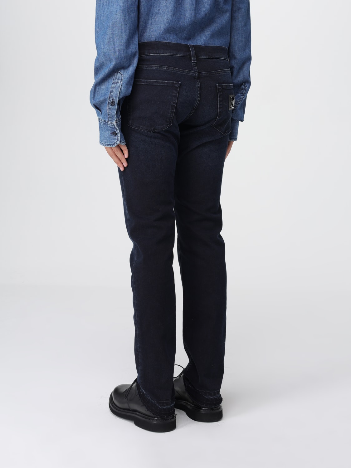 DOLCE & GABBANA JEANS: Dolce & Gabbana men's jeans, Black - Img 3