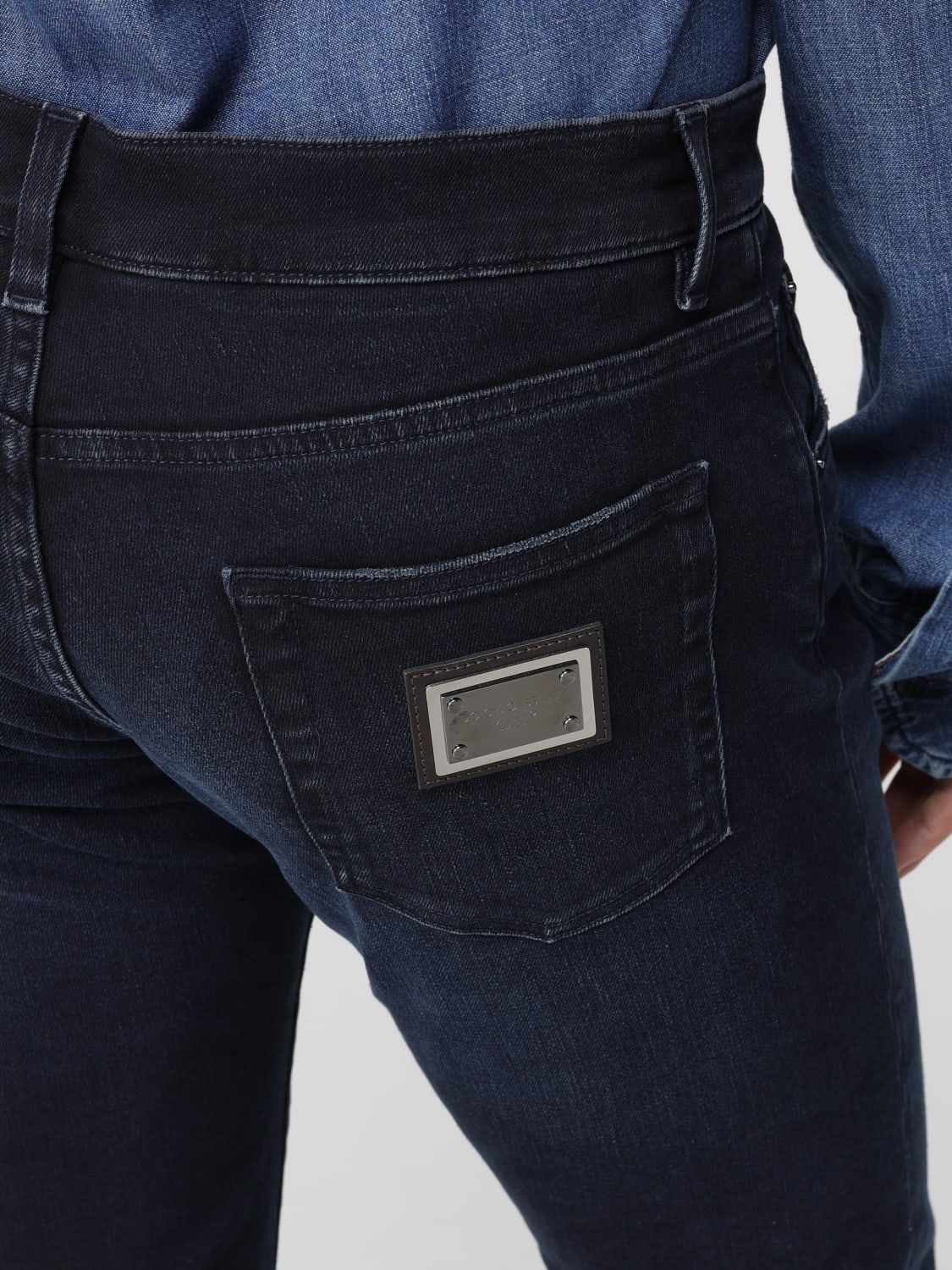 DOLCE & GABBANA JEANS: Dolce & Gabbana men's jeans, Black - Img 5