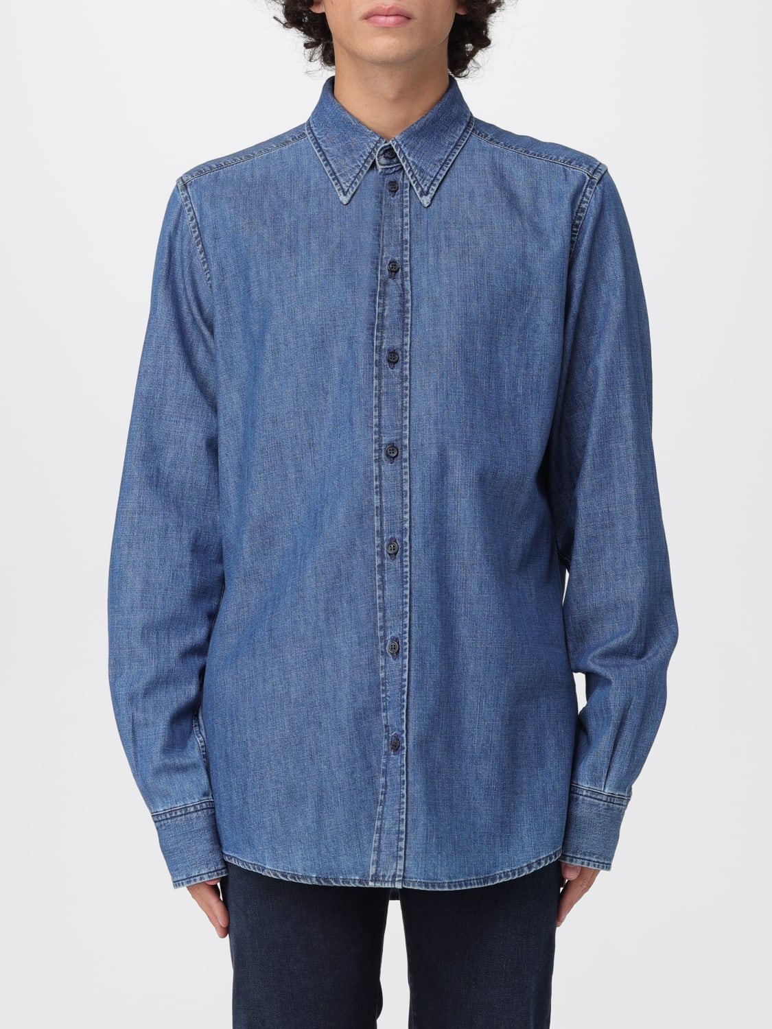DOLCE & GABBANA SHIRT: Shirt men Dolce & Gabbana, Blue - Img 1